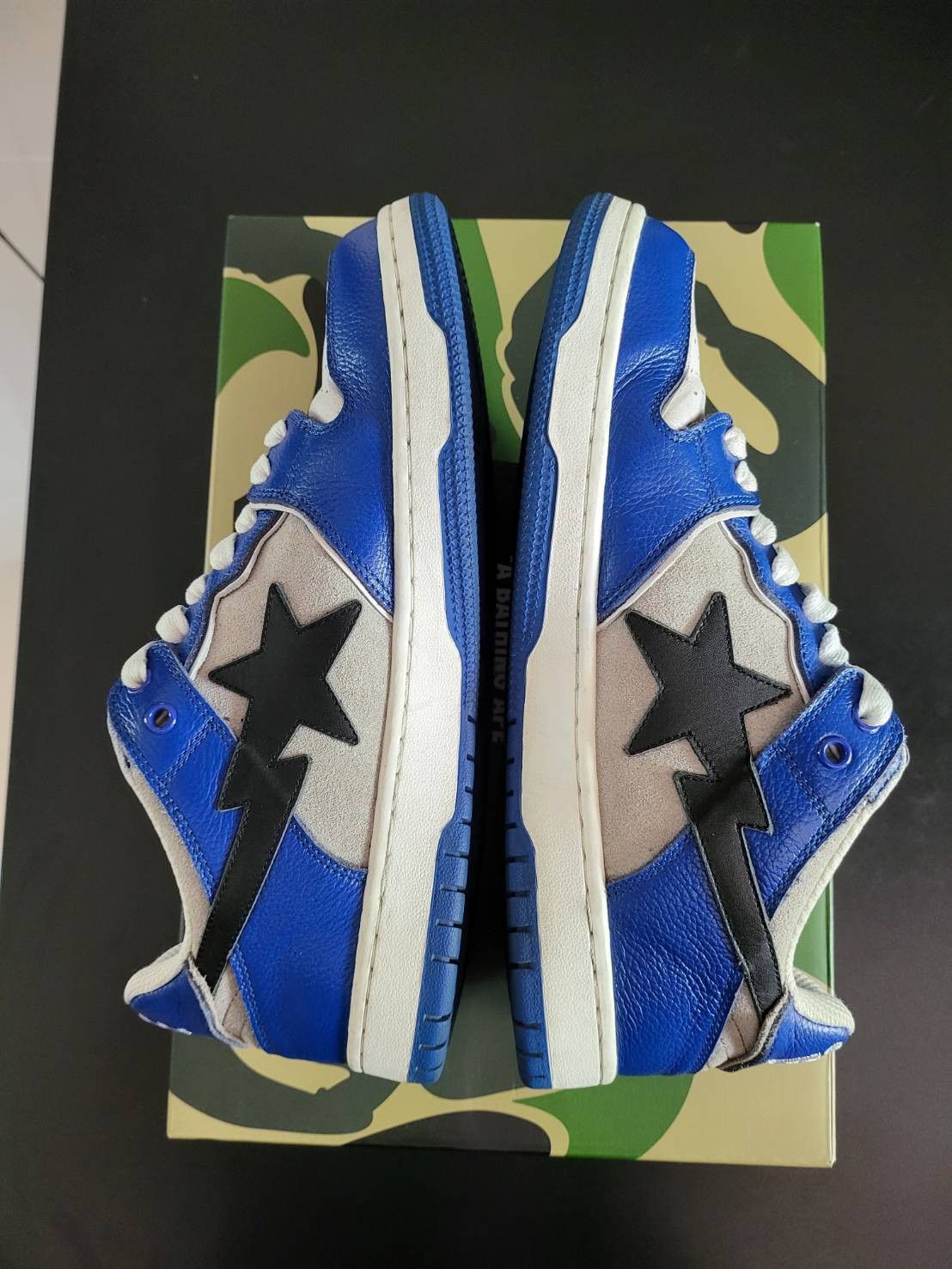 Bape A Bathing Ape - Bape SK8 Sta Navy Low Top Sneakers Size US 8 / EU 41 - 4 Thumbnail