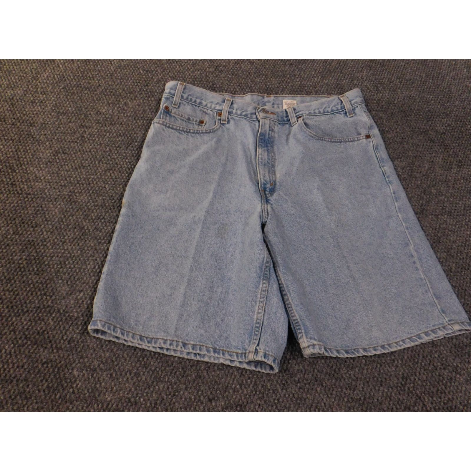 Levi's Levi's 550 Shorts 38 Mens Vintage Blue Denim Y2K 2001 Retro Light Wash Chino Casual Mens Regular 38 Blue Denim Levi's Medium Blue Jeans Shorts Size US 38 / EU 54 - 2 Thumbnail