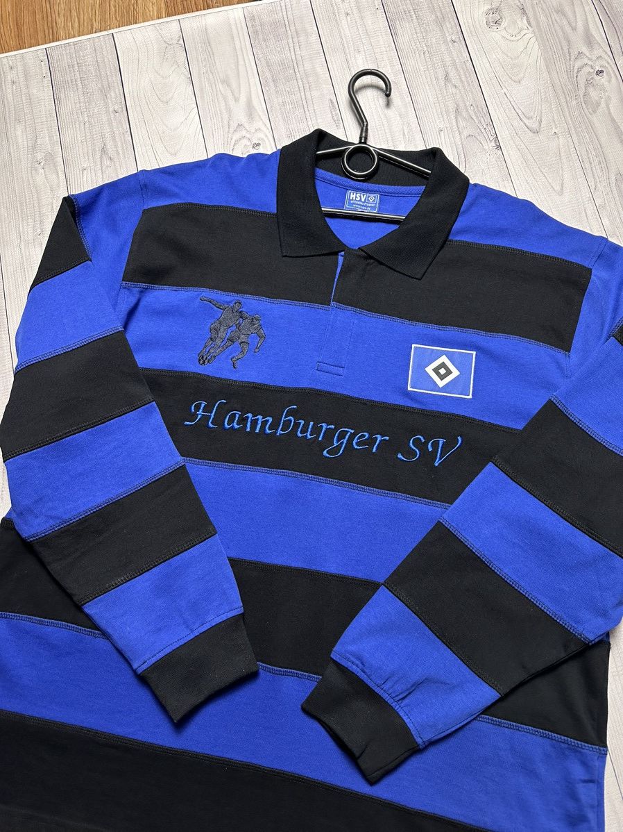 Vintage Vintage soccer Hamburg SV rugby jersey long sleeve striped Size US XXL / EU 58 / 5 - 4 Thumbnail
