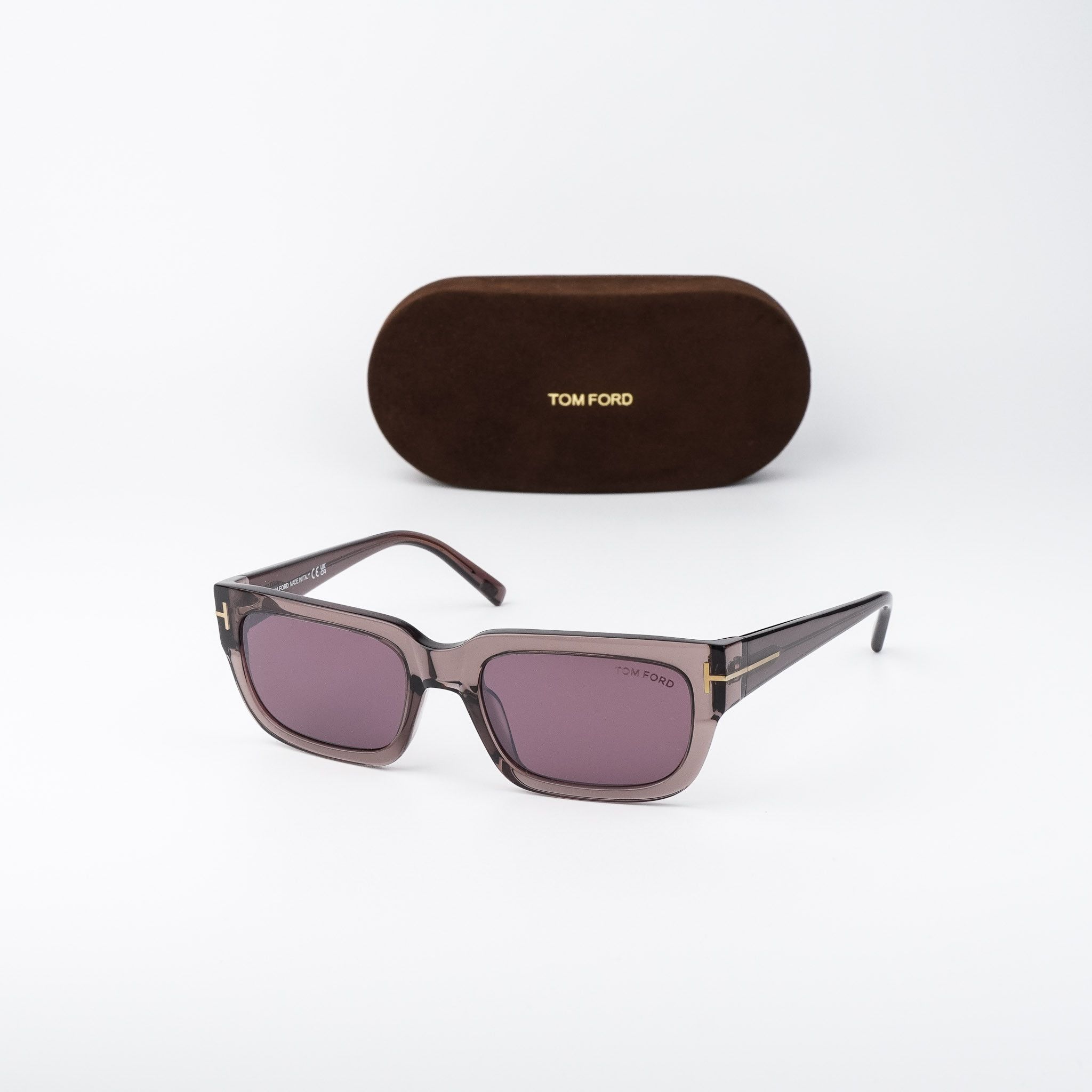 Tom Ford Tom Ford EZRA Men Sunglasses FT1075/S 45U NEW AUTHENTIC Size ONE SIZE - 1 Thumbnail