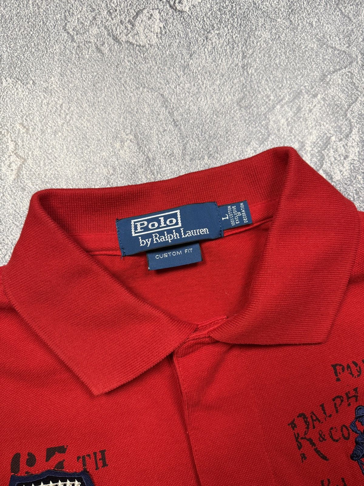 Polo Ralph Lauren Vintage Polo Ralph Lauren Rugby USA Tee Size US L / EU 52-54 / 3 - 7 Thumbnail