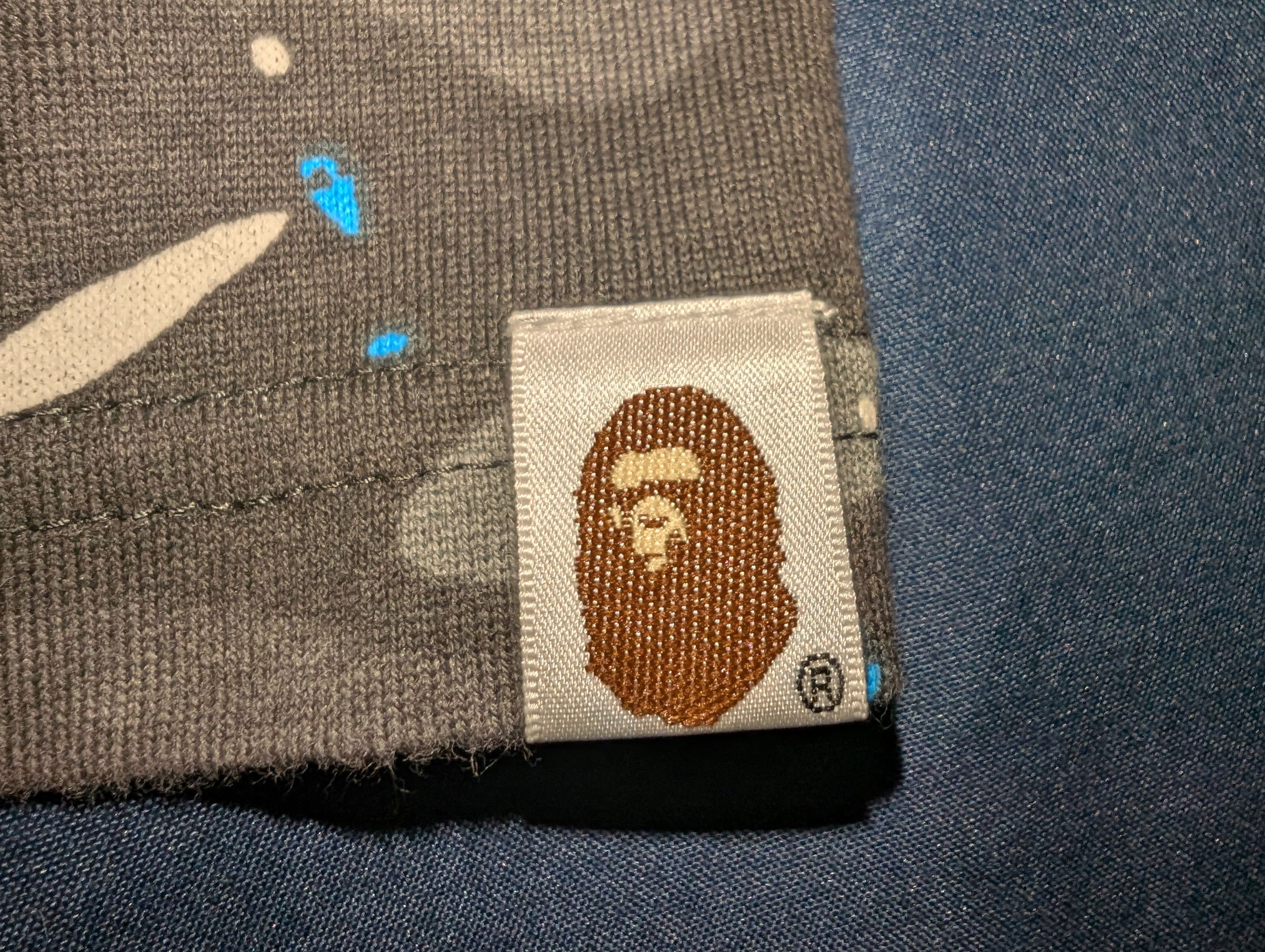 Bape BAPE SPACE CAMO SHARK T-SHIRT Size US L / EU 52-54 / 3 - 4 Thumbnail