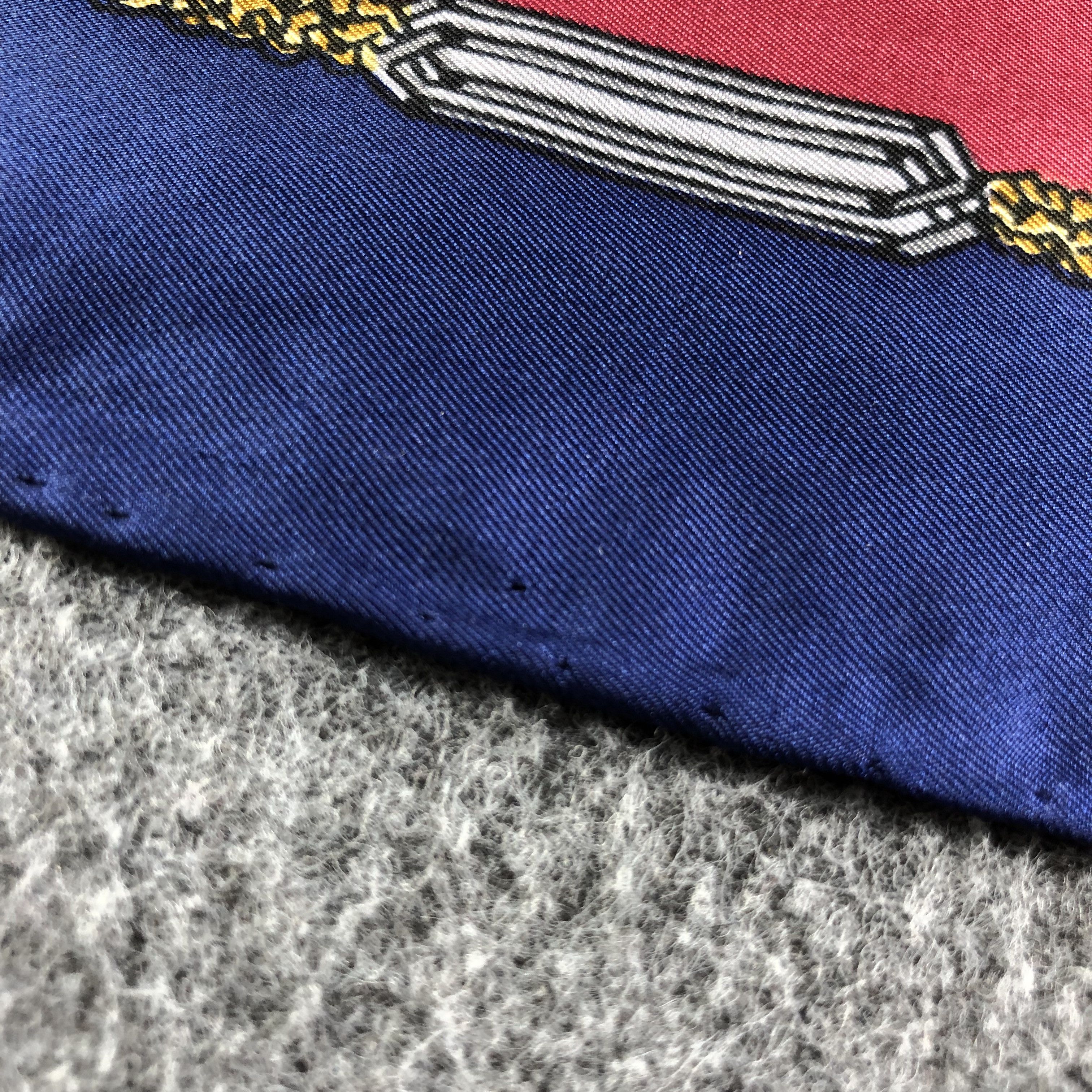 Japanese Brand Vintage Luxury Horse Saddle Silk Scarf M628 Size ONE SIZE - 4 Thumbnail