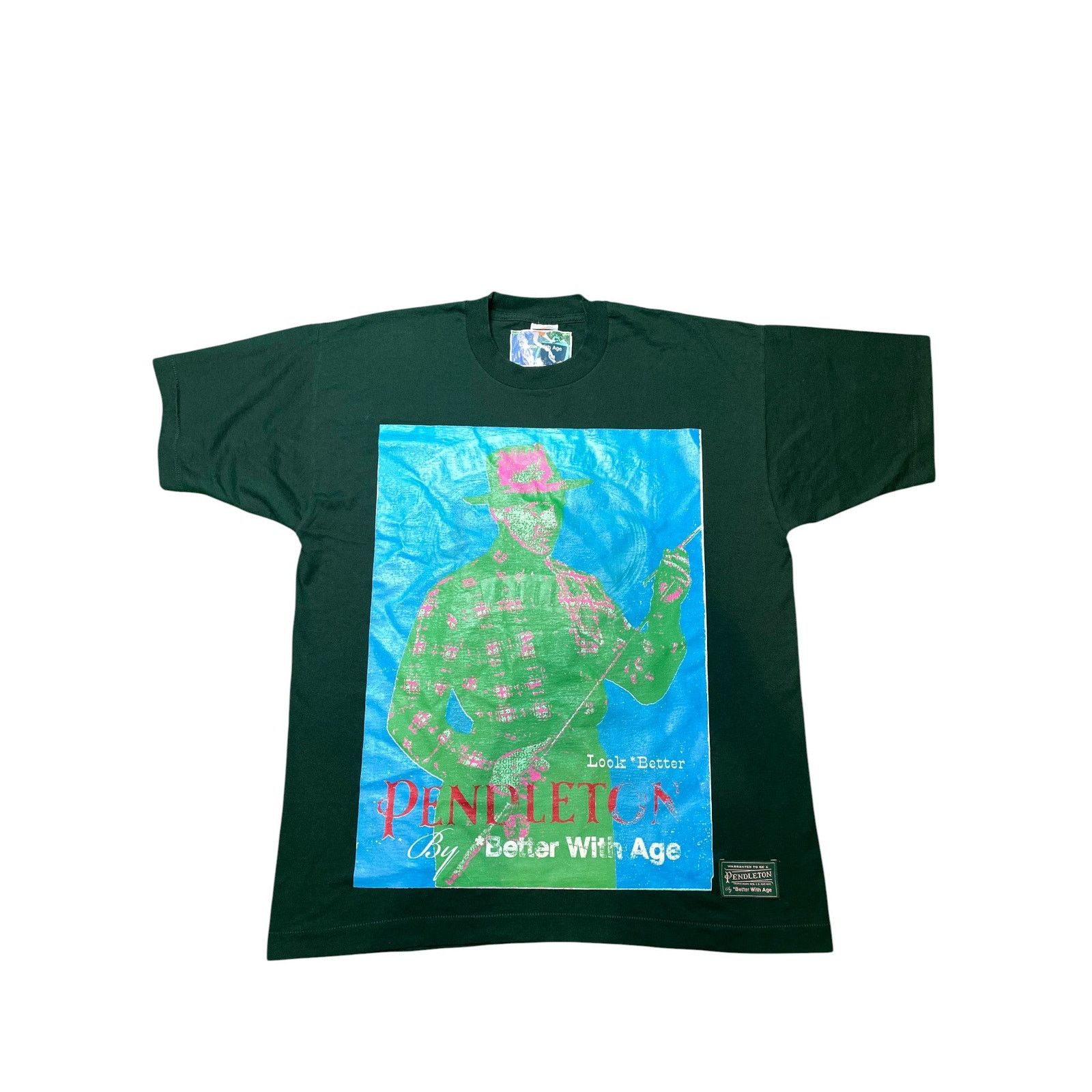Better With Age Better With Age Pendleton Novel Tee Dark Green Size US XL / EU 56 / 4 - 1 Thumbnail