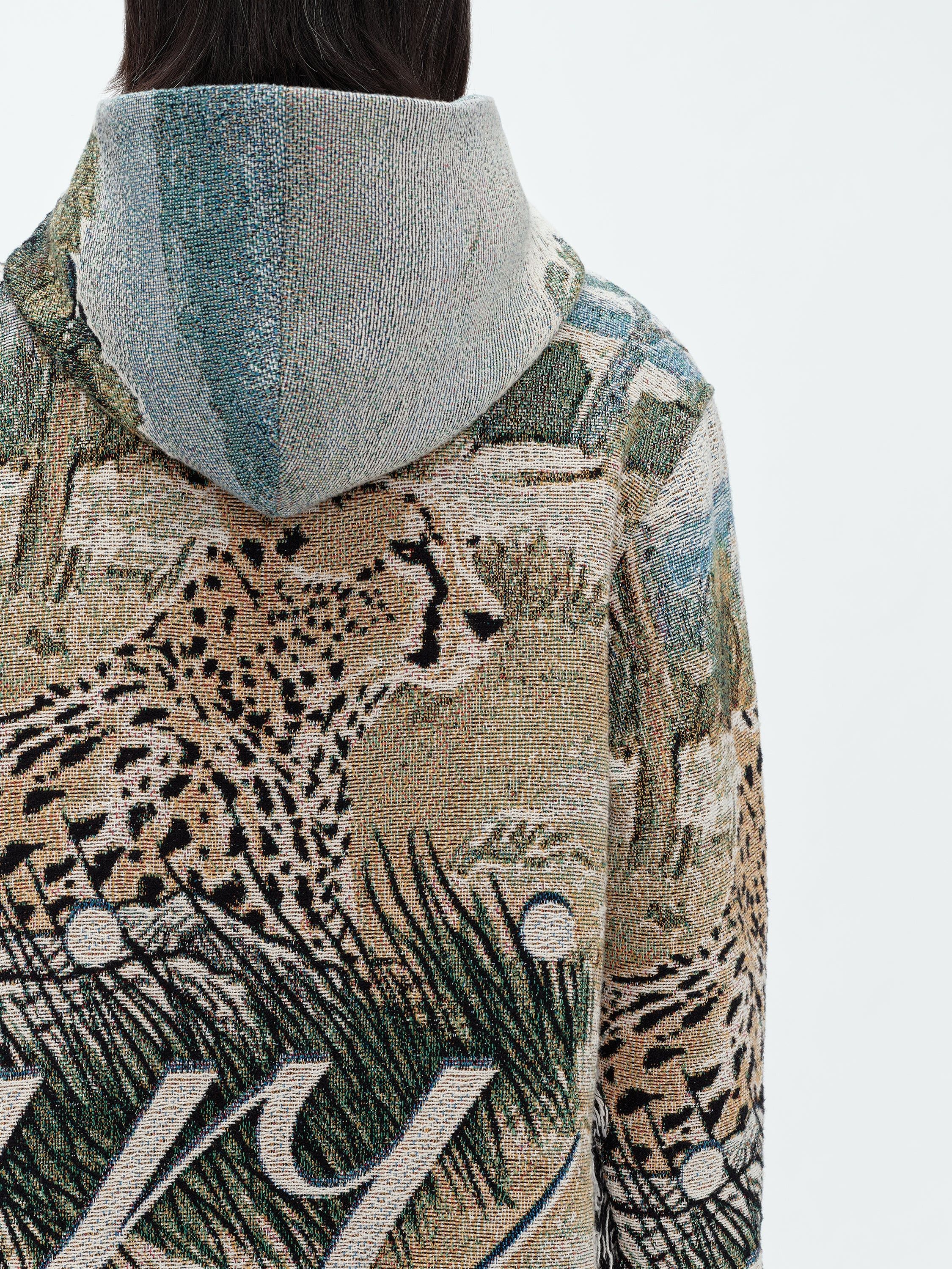 Amiri o1w1db10325 Cheetah Tapestry Hoodie in Multicolor Size US S / EU 44-46 / 1 - 6 Thumbnail