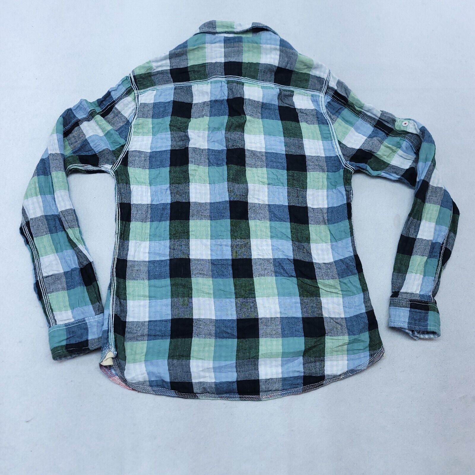 Buffalo David Bitton Buffalo David Bitton Gingham Flannel Shirt Mens Size M Green Size US M / EU 48-50 / 2 - 7 Thumbnail