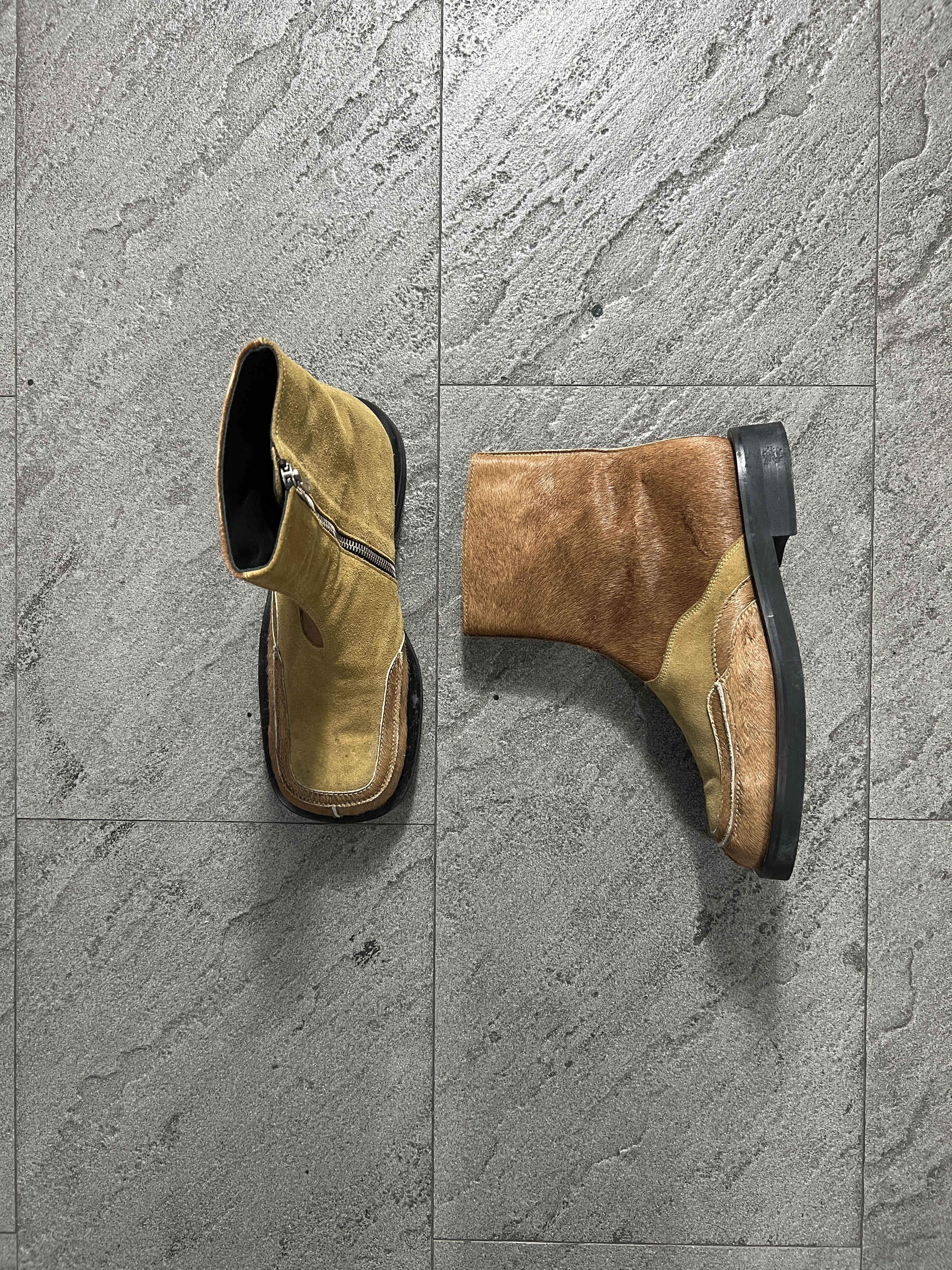 Andersson Bell Andersson Bell Hairy Leather Zip Boots EU41 Size US 8 / EU 41 - 2 Thumbnail