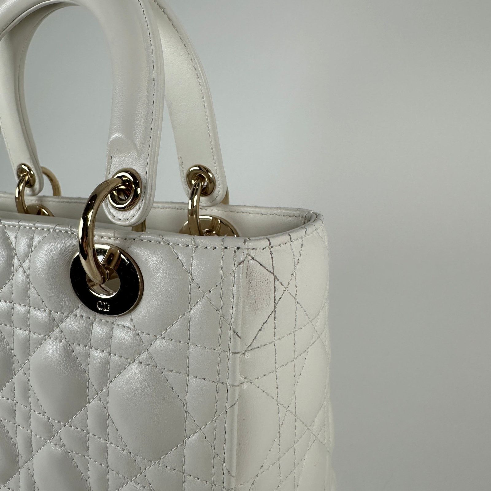 Dior Dior Medium Cannage Lady Dior Bag Size ONE SIZE - 14 Thumbnail