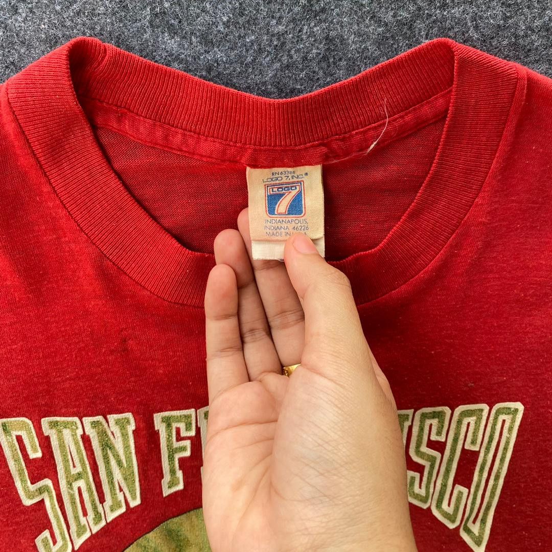 Logo 7 Vintage 90s Logo 7 San Francisco 49 ERS Tshirt Size US M / EU 48-50 / 2 - 8 Thumbnail