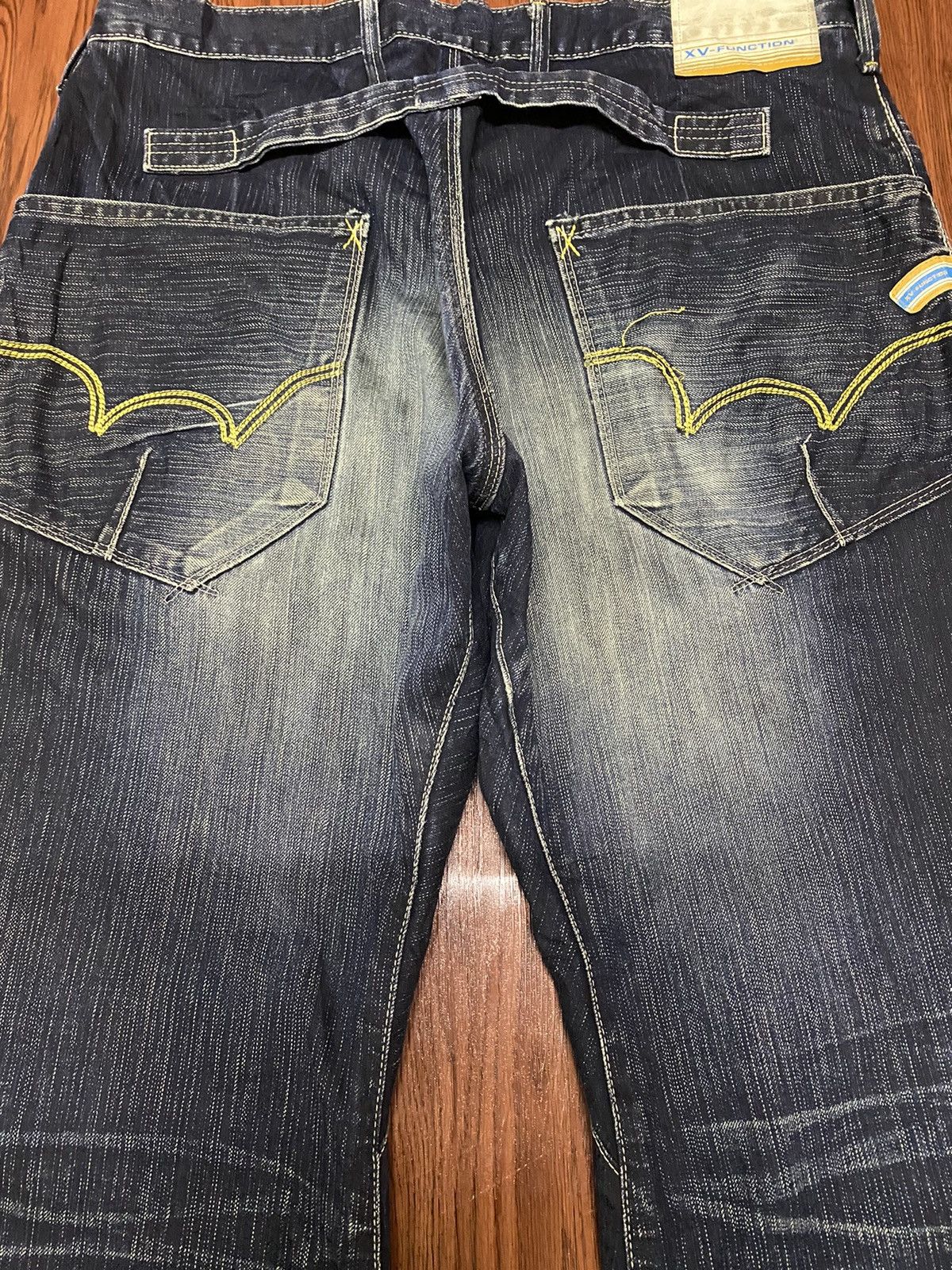 Edwin Japanese Brand Edwin XV Baggy Twisted Leg Distressed Jeans Size US 34 / EU 50 - 4 Thumbnail