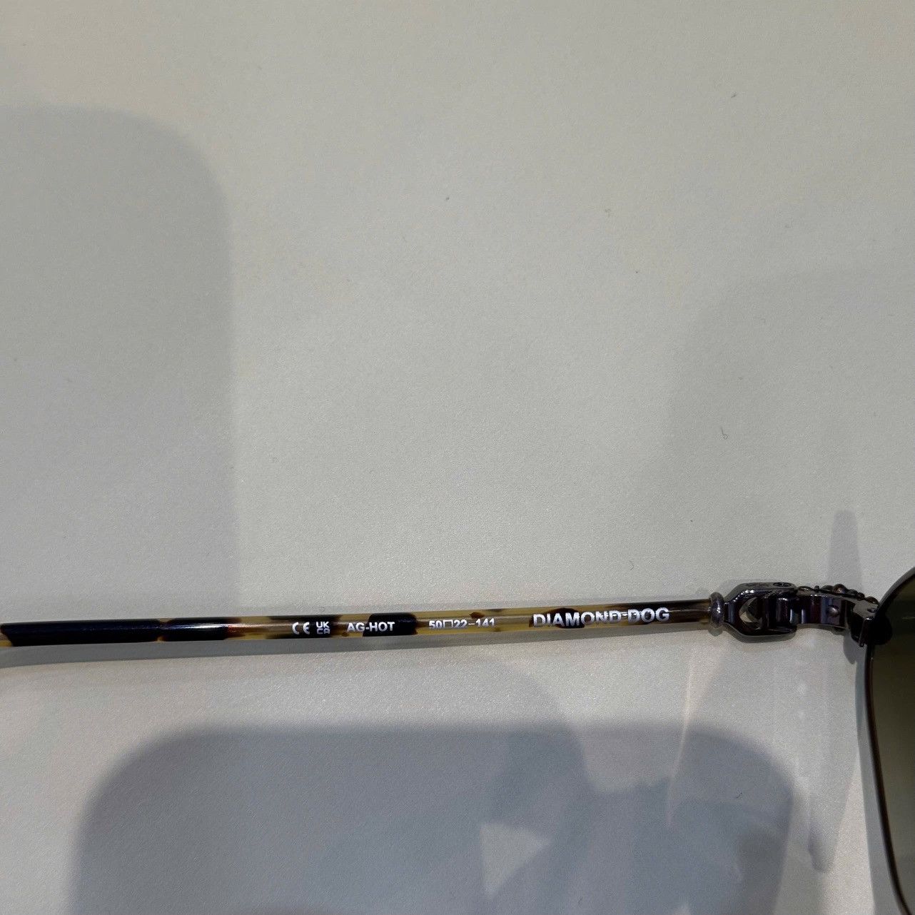 Chrome Hearts CHROME HEARTS DIAMOND DOG Antique Gold/Hollywood Tortoise Size ONE SIZE - 5 Thumbnail