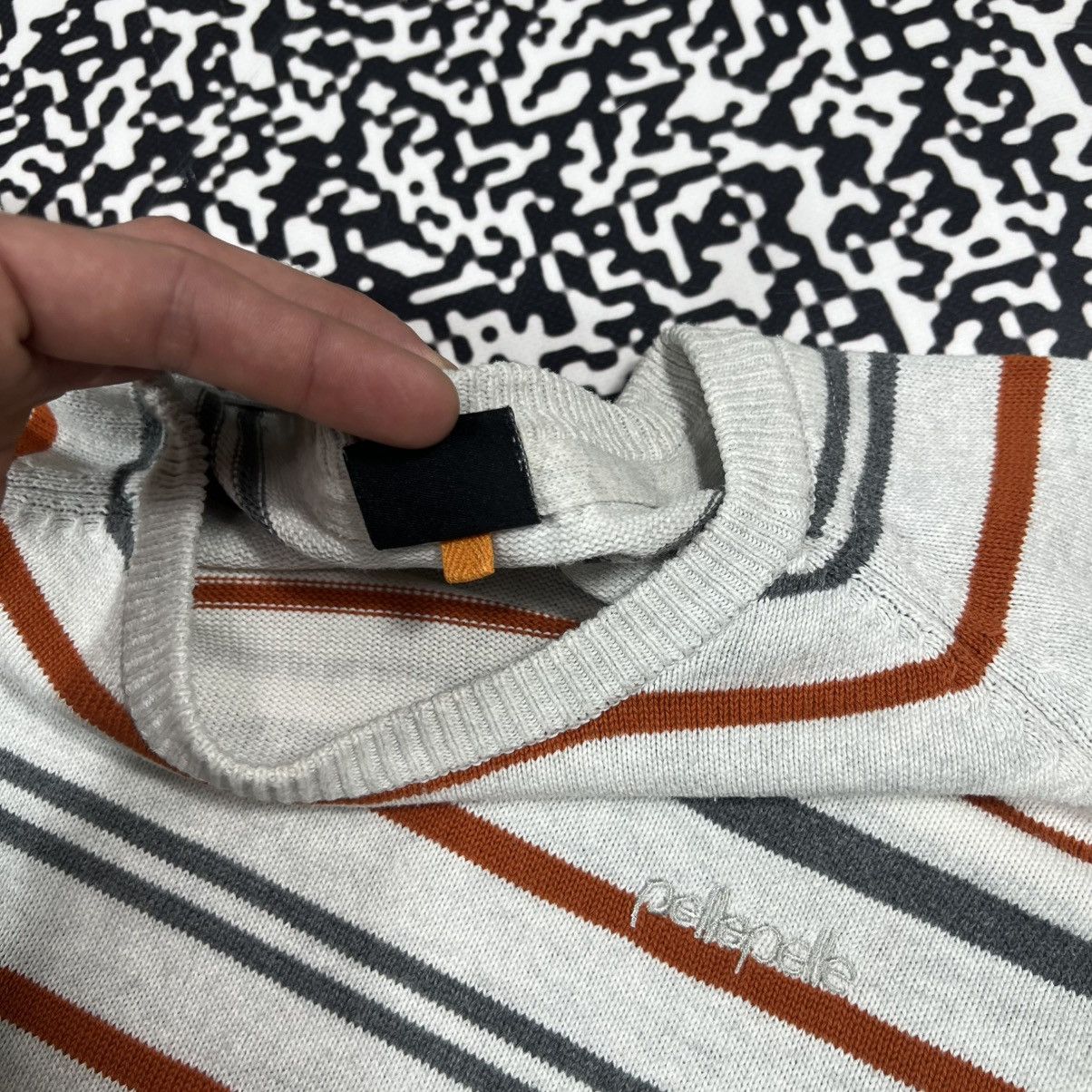 Pelle Pelle Vintage Y2K Pelle Pelle Striped Boxy Sweater Rap 90s Style Size US XXL / EU 58 / 5 - 14 Thumbnail