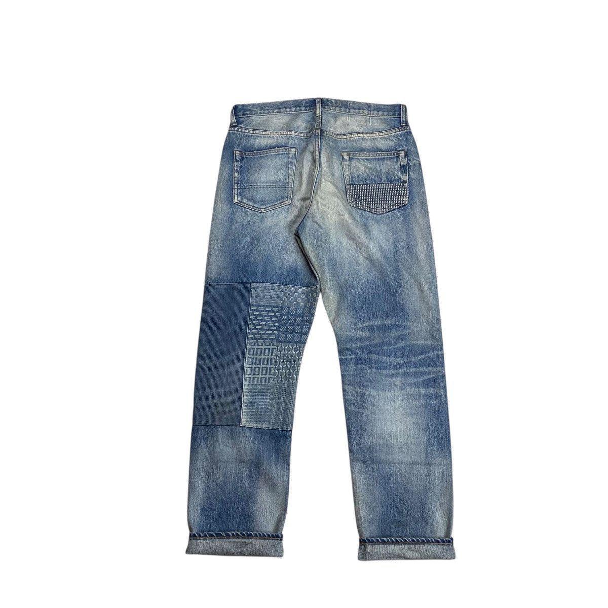 FDMTL FDMTL Patchwork Denim Selvedge Pants Size US 32 / EU 48 - 8 Thumbnail