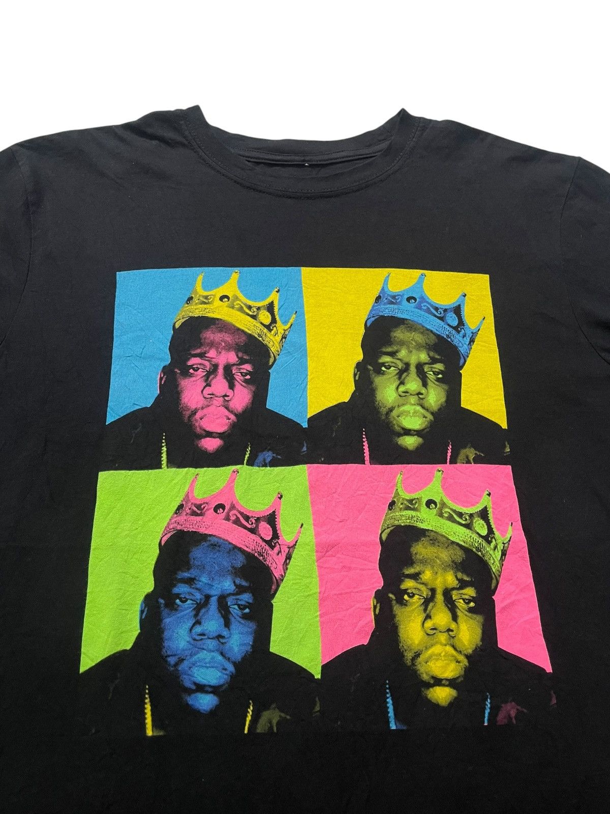 Band Tees The Notorious B.I.G Biggie - Andy Warhol Pop Art Design Tee Size US L / EU 52-54 / 3 - 3 Thumbnail