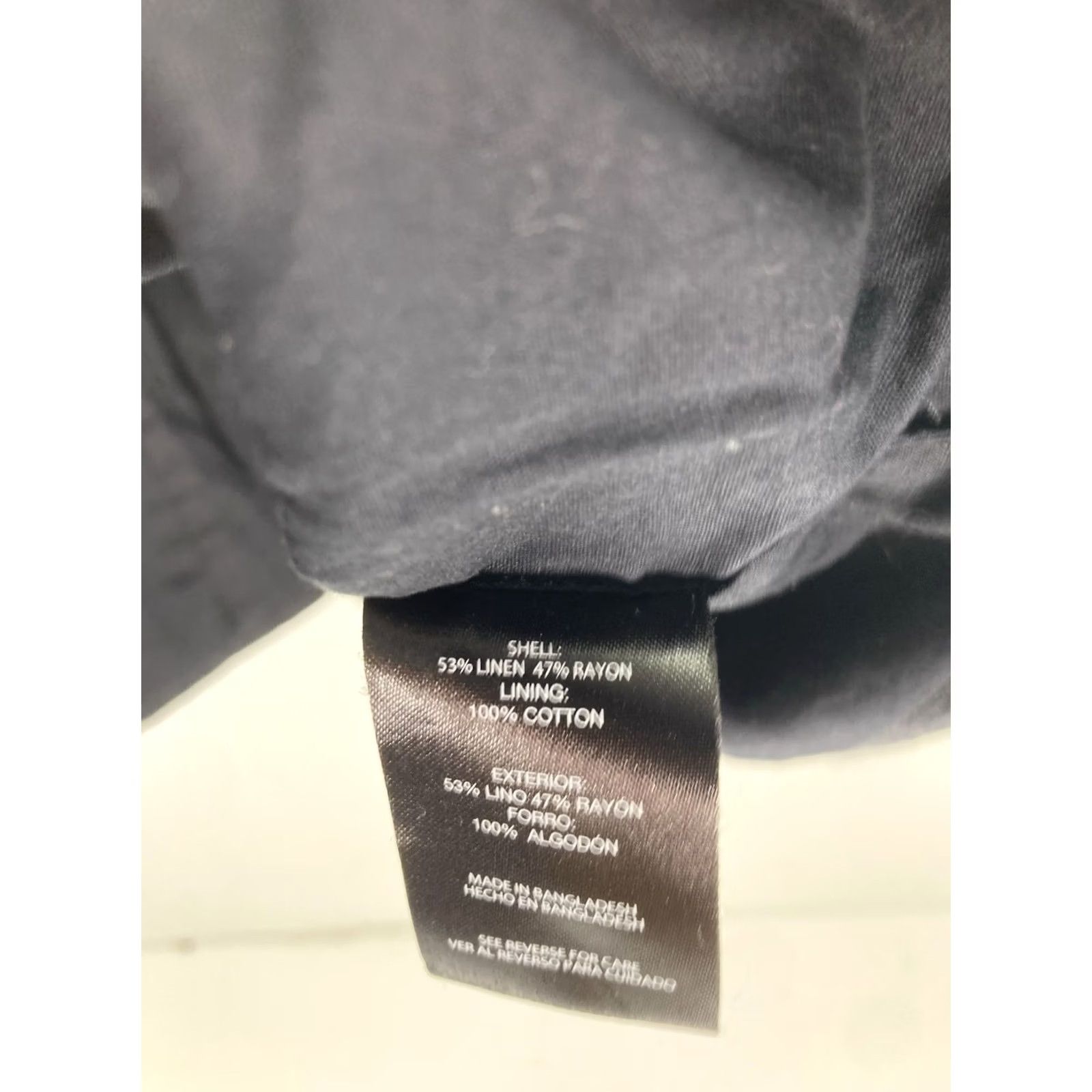 Express VINTAGE? Express Linen Vest Womens Size XS Black Button Front V-Neck Classic Look NWT Size XS / US 0-2 / IT 36-38 - 7 Thumbnail