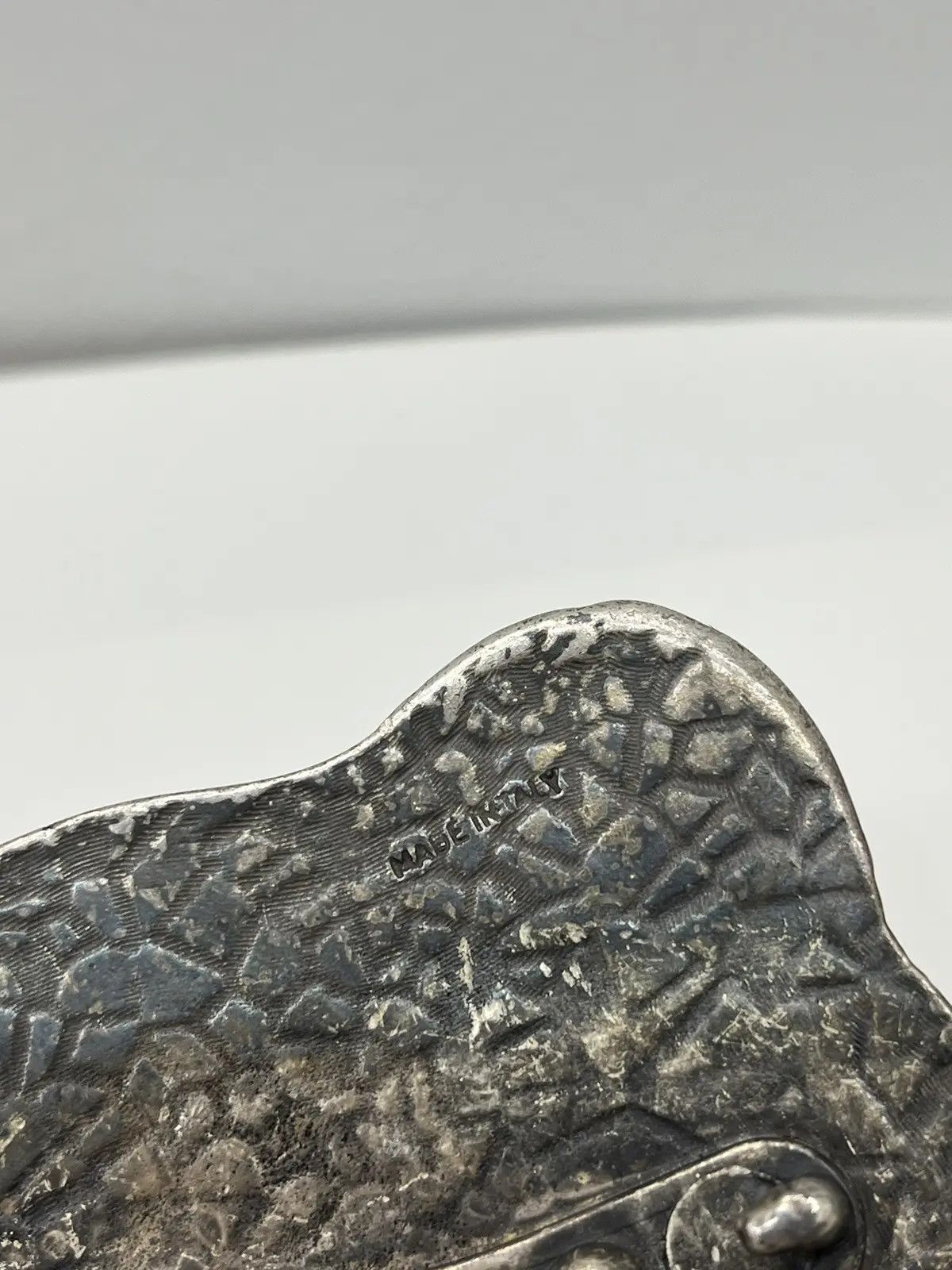 Just Cavalli Vintage Just Cavalli Crocodile Style Leather Belt Size 34 - 3 Thumbnail