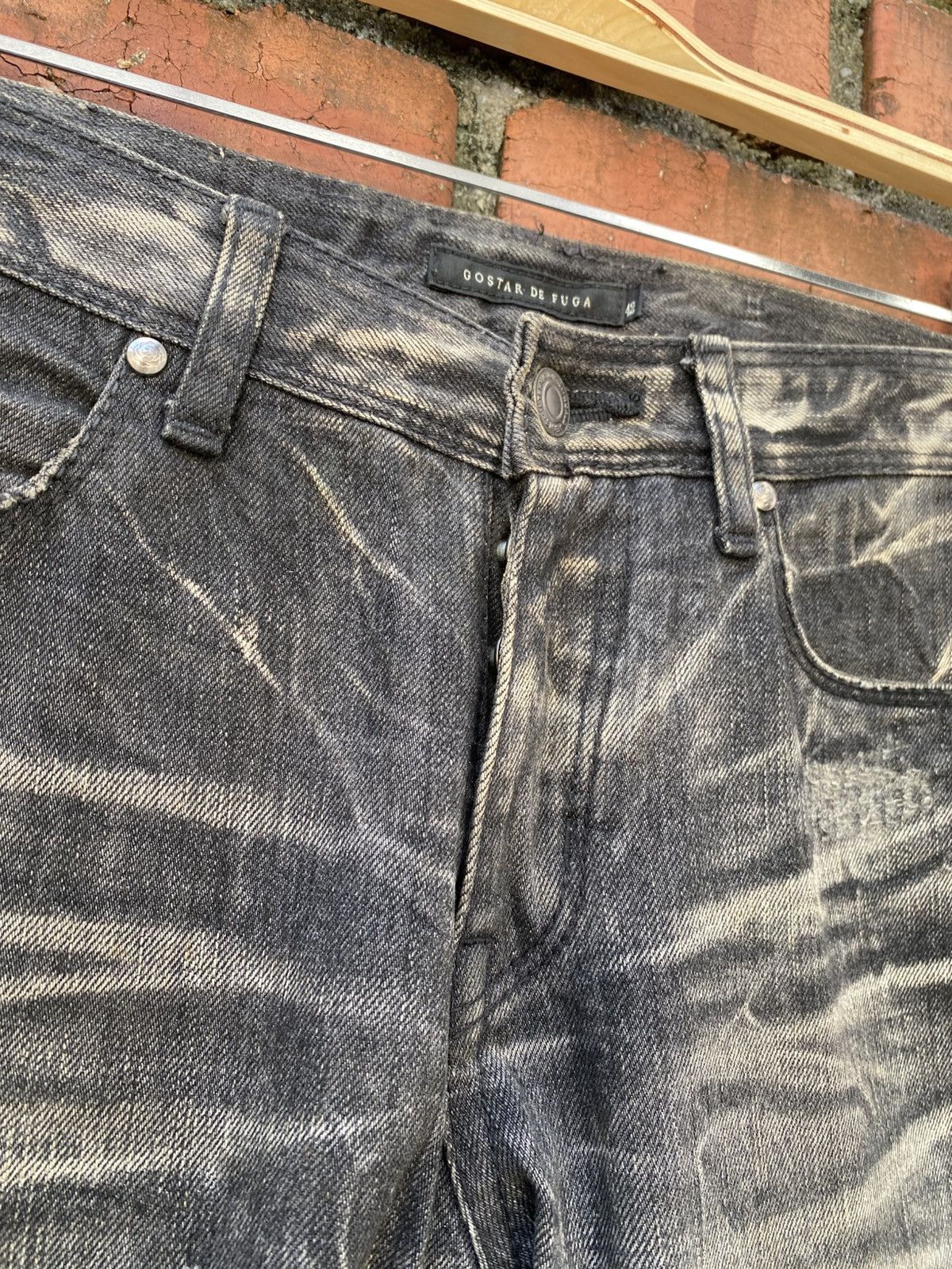 GOSTAR DE FUGA W30x31 Gostar de fuga flare denime Size 30" / US 8 / IT 44 - 6 Thumbnail