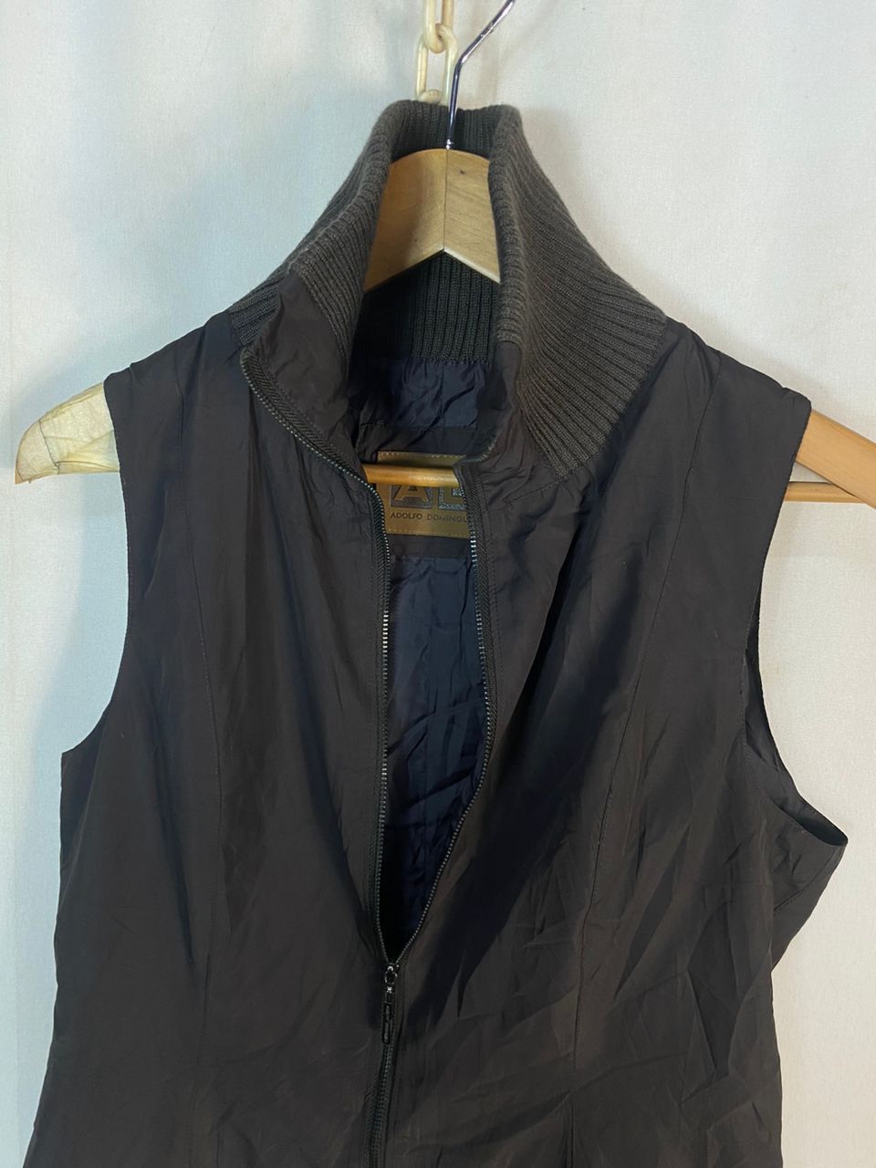 Adolfo Dominguez × Designer Adolfo Dominguez sleeveless/vest zipper jacket Size M / US 6-8 / IT 42-44 - 3 Thumbnail