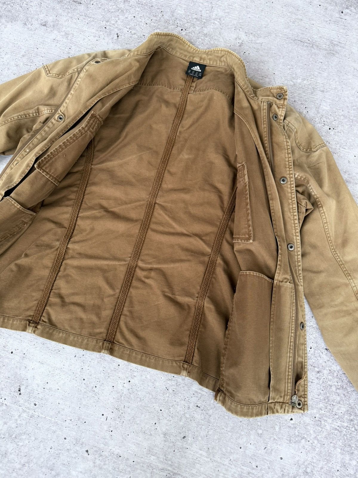 Adidas × Japanese Brand × Vintage Adidas Vintage Y2K Cotton Jacket Size US XL / EU 56 / 4 - 12 Thumbnail