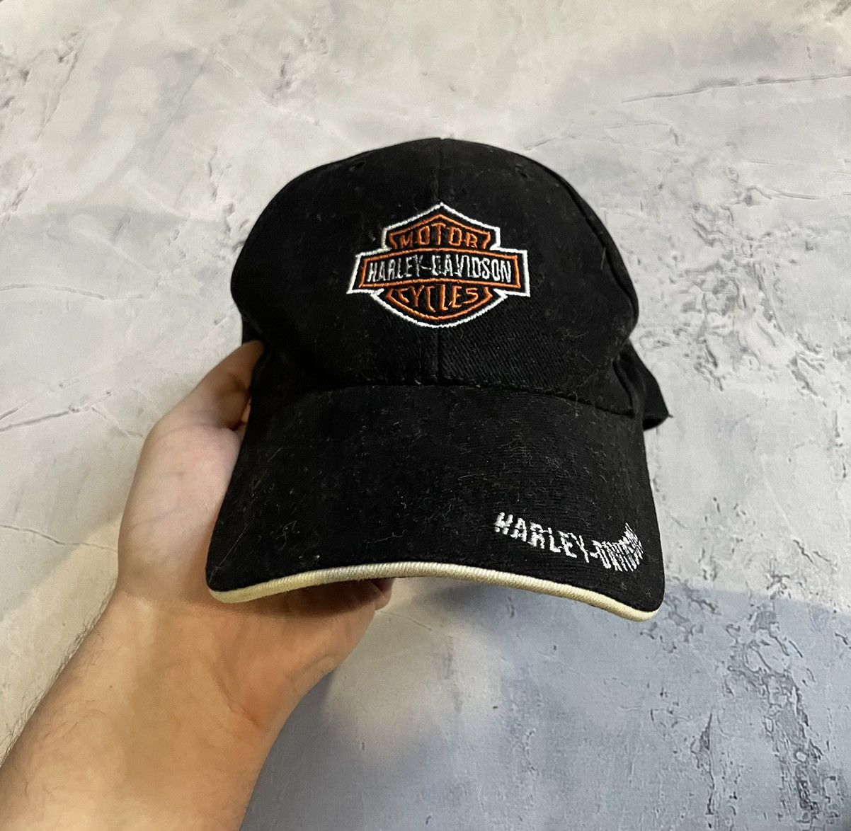 Harley Davidson × Vintage Harley Davidson Hat Cap Size ONE SIZE - 2 Thumbnail