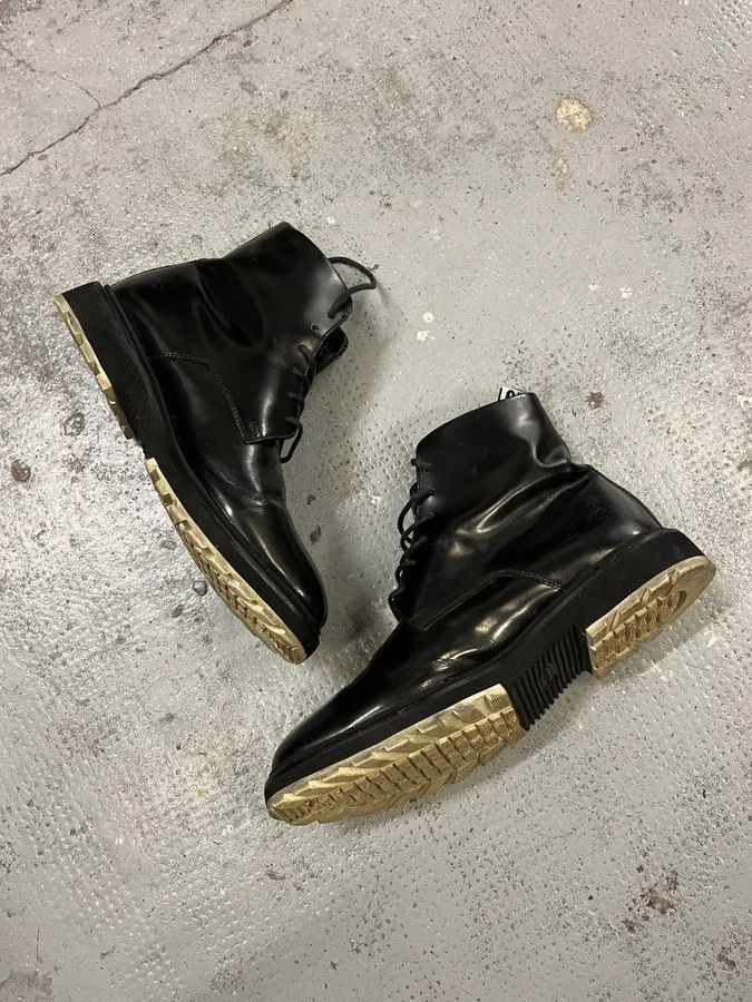 Dirk Bikkembergs 2000s Dirk Bikkembergs Black Leather Class Boots Size US 7 / EU 40 - 3 Thumbnail