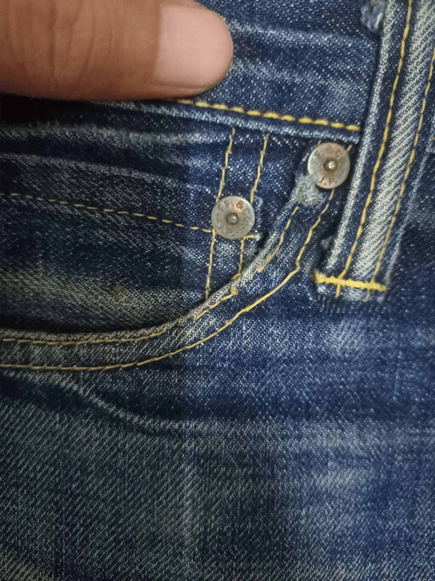 Skull Jeans by an Alchemist Vintage Japanese Skull Jeans By Analchemist Bootcut Jeans Size US 30 / EU 46 - 4 Thumbnail