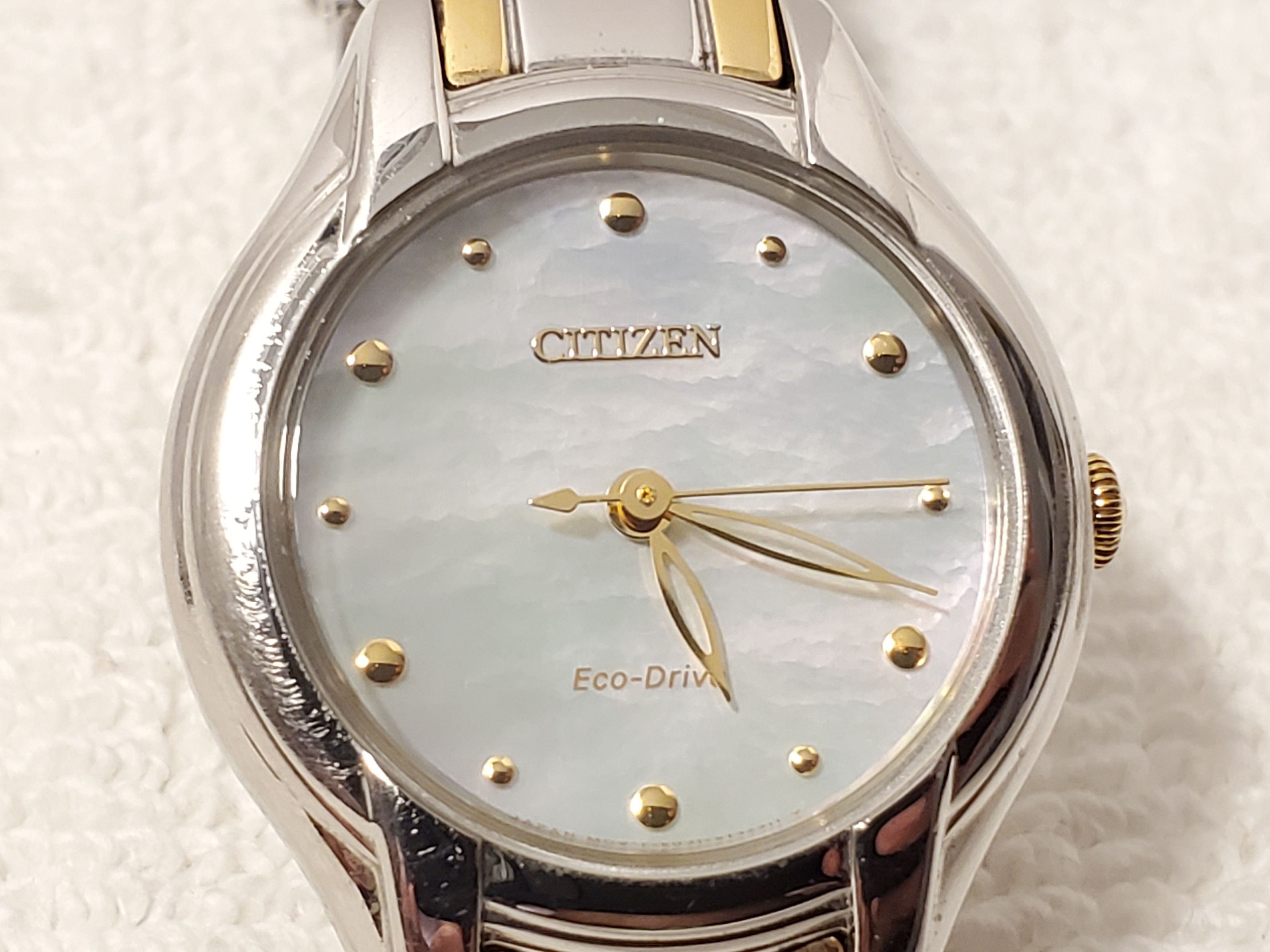 Citizen Vintage Citizen Eco Drive Women's MOP Dial St Steel Watch Size ONE SIZE - 1 Thumbnail
