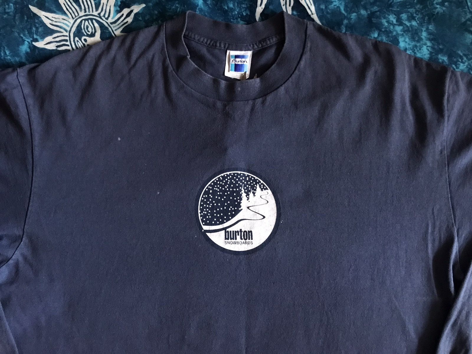 Burton Vintage Long Sleeve Burton Snowboard Big Logo 80s Size US L / EU 52-54 / 3 - 8 Thumbnail