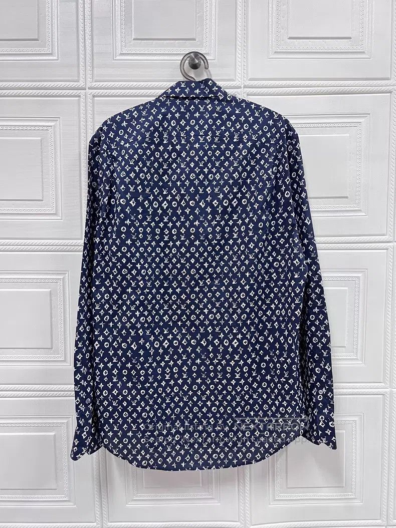 Louis Vuitton Louis Vuitton Full Print Long Sleeve Shirt Size US XL / EU 56 / 4 - 2 Thumbnail