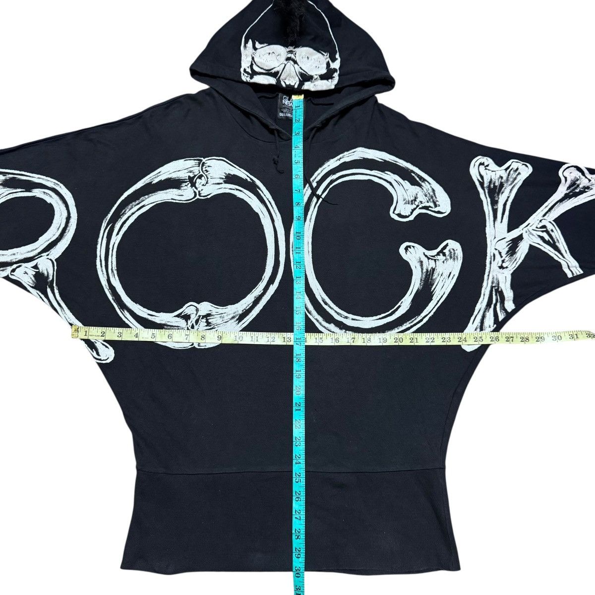 Le Grande Bleu (L.G.B.) GLAD NEWS Mohawk Hoodie Rock Skull Size US M / EU 48-50 / 2 - 14 Thumbnail