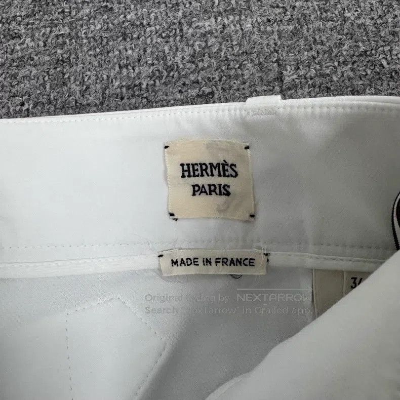 Hermes Hermes White Shorts Size 42" / US 20 - 4 Thumbnail
