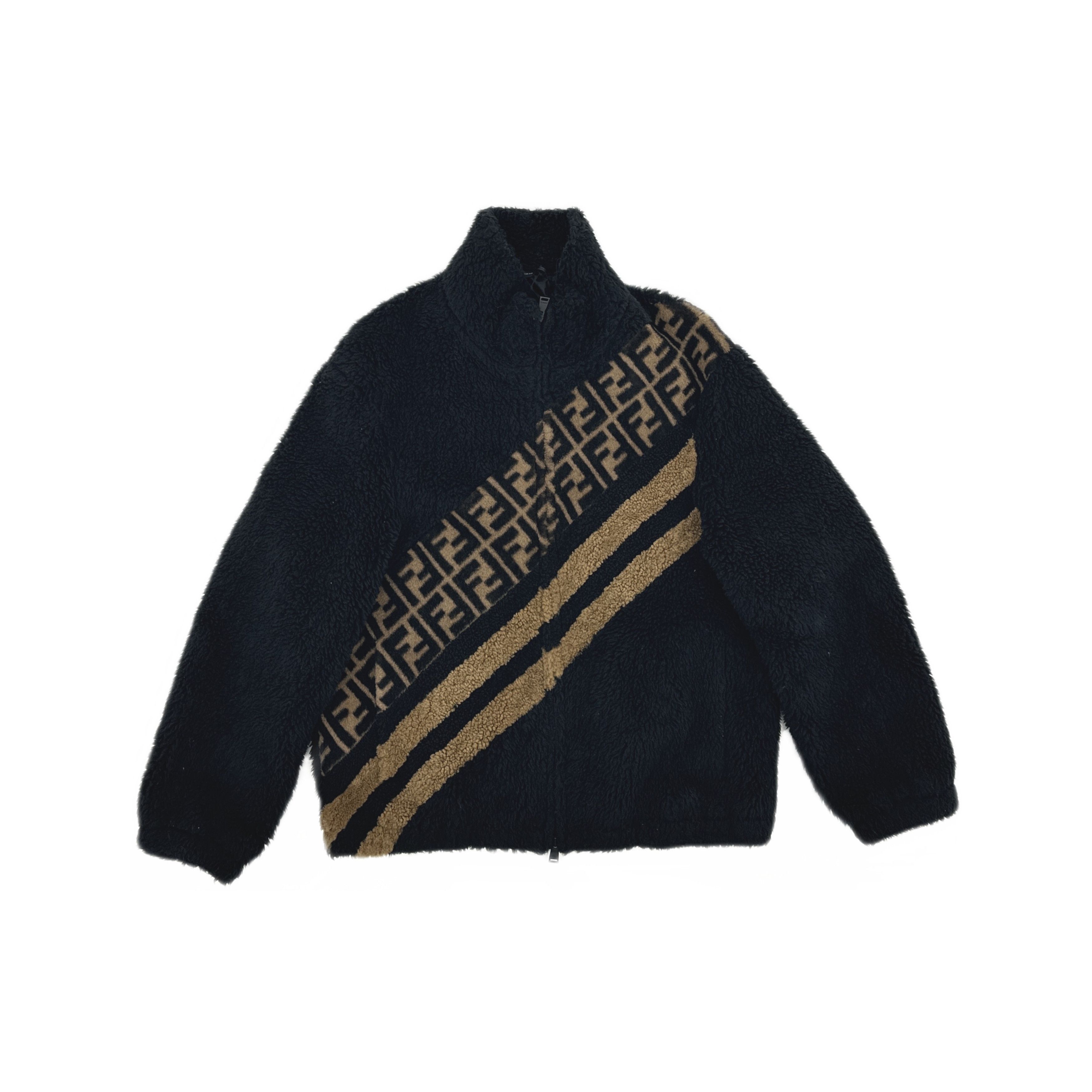 Fendi Fendi FF Logo Fleece Jacket Size 46 Size US S / EU 44-46 / 1 - 1 Thumbnail