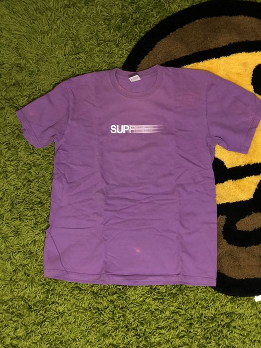 Supreme Motion Logo Tee (SS20) Purple Men's - SS20 - US