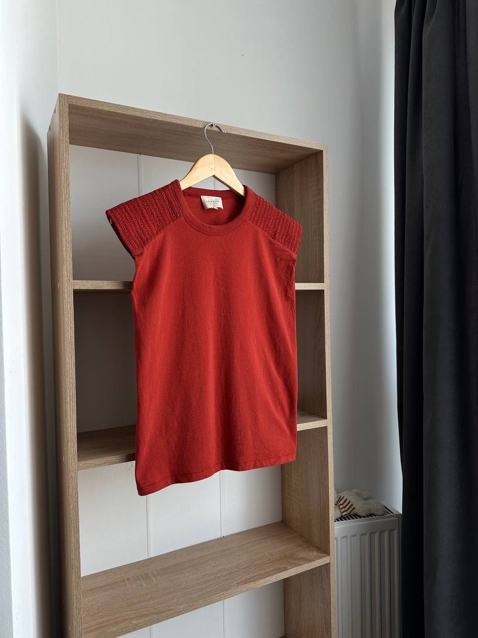 Sezane × Vintage Vintage Sezane Women’s Orange T-Shirt Size S / US 4 / IT 40 - 3 Thumbnail