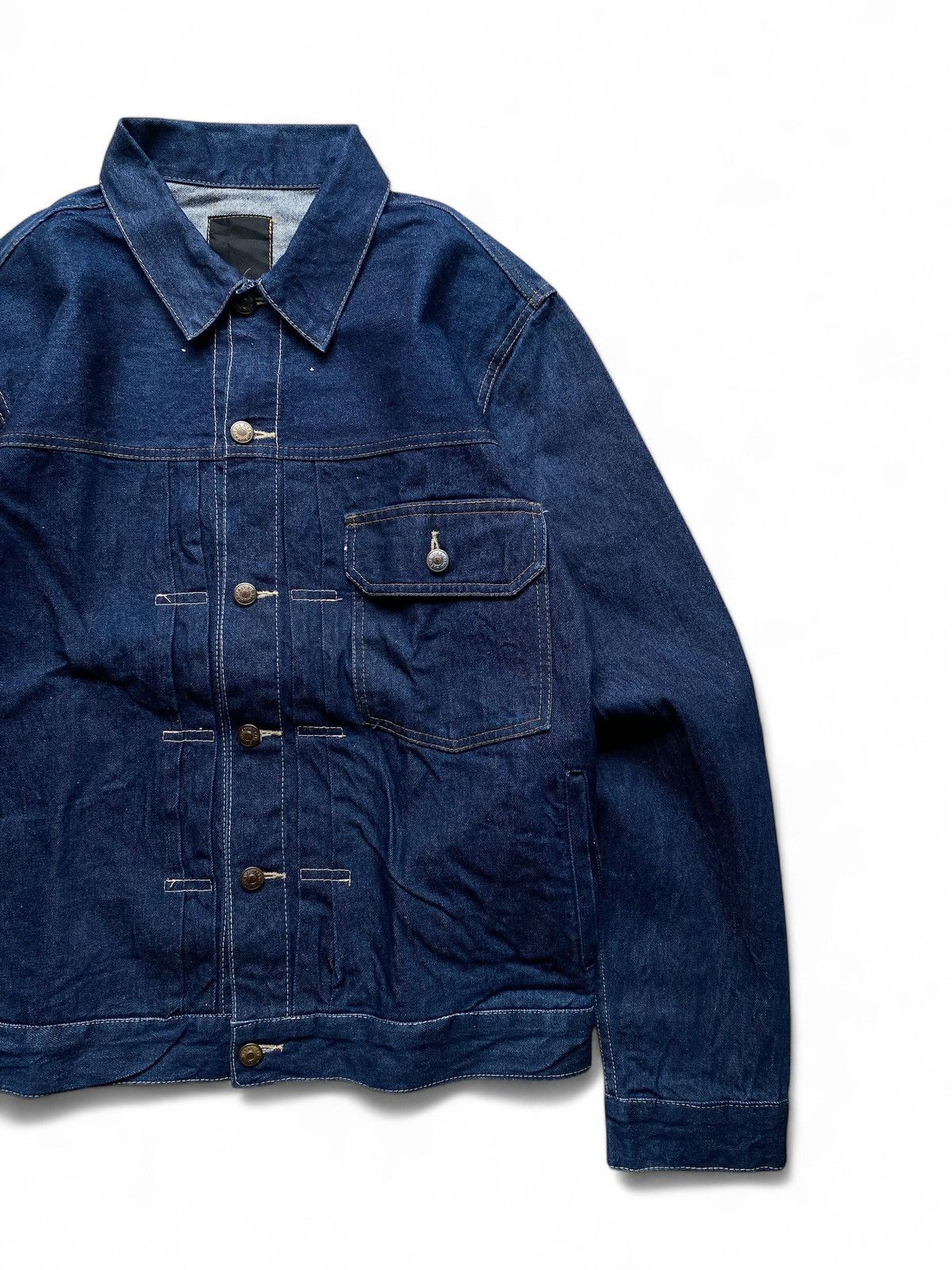 Japanese Brand Oneo combine for man type one denim jacket Size US L / EU 52-54 / 3 - 3 Thumbnail