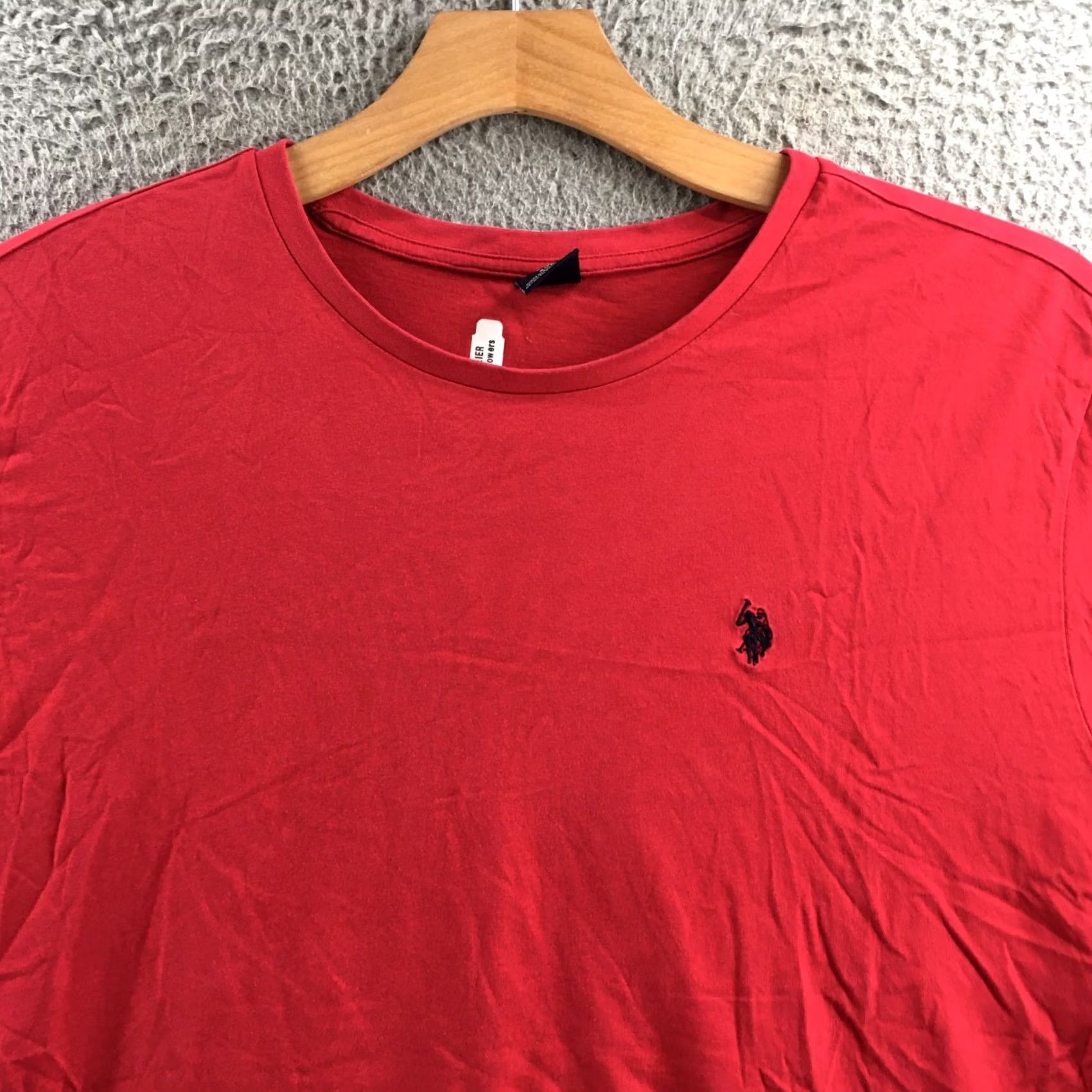 U.S. Polo Assn. U.S. Polo Assn. T-Shirts Mens 3XL Red Cotton Pullover Short Sleeve Crew Neck Size US XXL / EU 58 / 5 - 2 Thumbnail