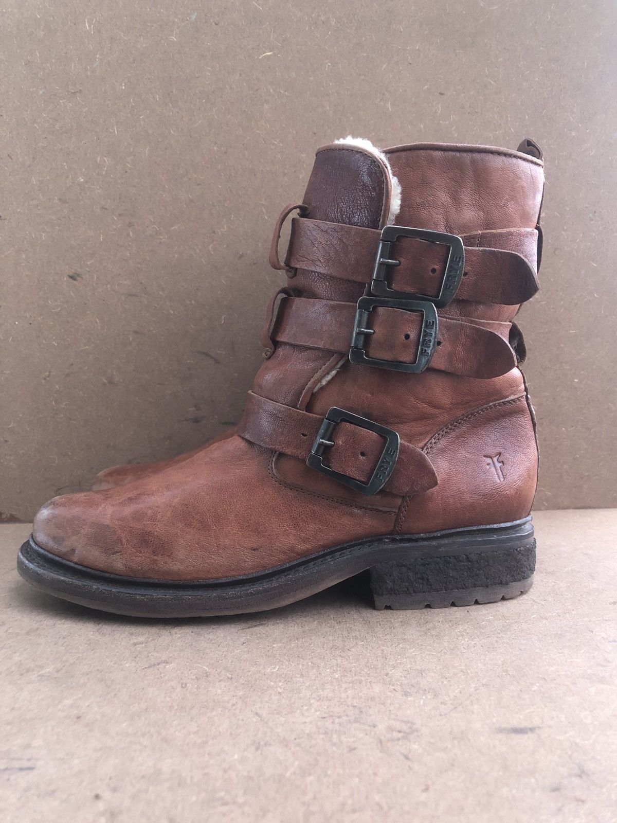 Frye Frye Brown Leather Winter Boots Size 7.5 B Size US 7.5 / IT 37.5 - 2 Thumbnail