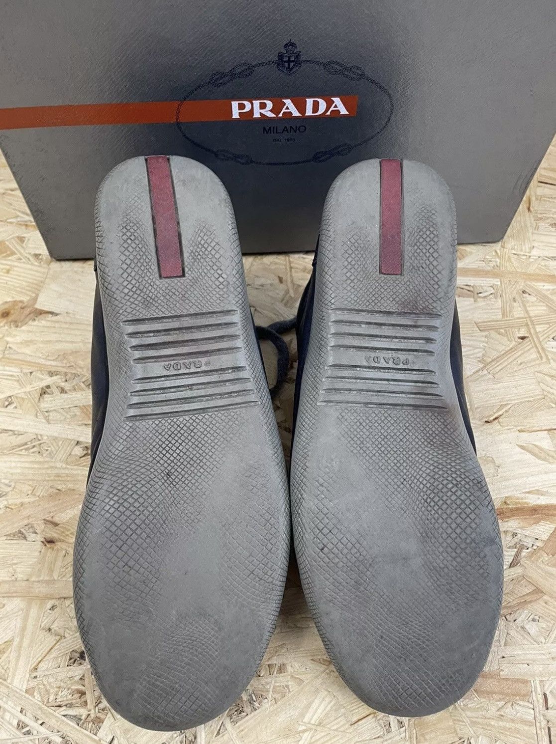 Prada Prada sneakers size 10 US dark blue Size US 10 / EU 43 - 4 Thumbnail