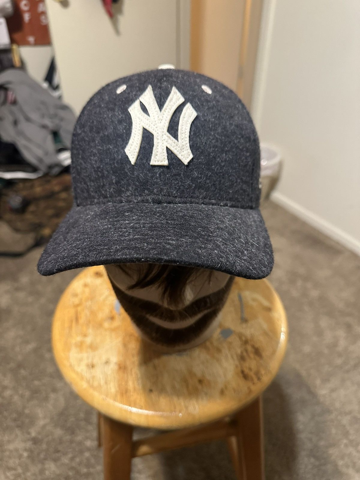 New Era Vintage MLB New Era New York Yankees “black denim” hat 00s Size ONE SIZE - 2 Thumbnail