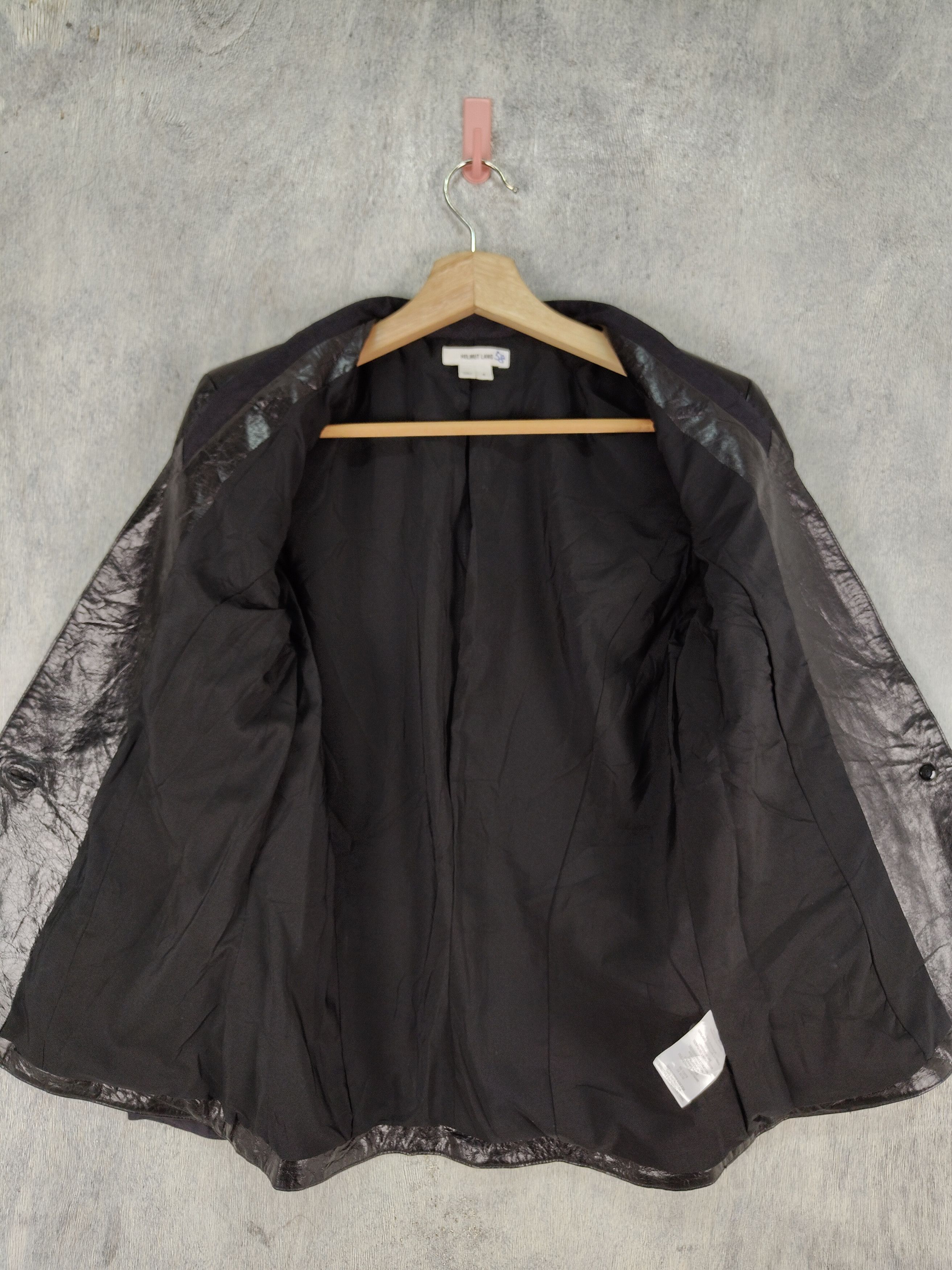 Helmut Lang Vintage Helmut Lang Lamb Leather Blazer Style Jacket Size US M / EU 48-50 / 2 - 4 Thumbnail