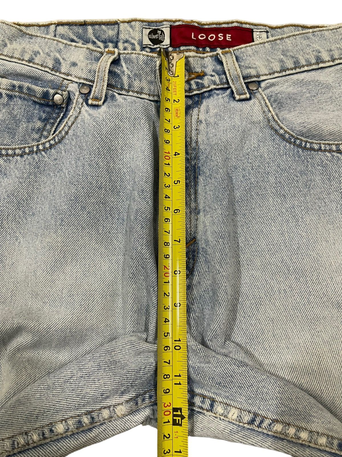 Levi's Vintage Levis Silver Tab Blue Wash Style Loose Jeans Size US 30 / EU 46 - 15 Thumbnail