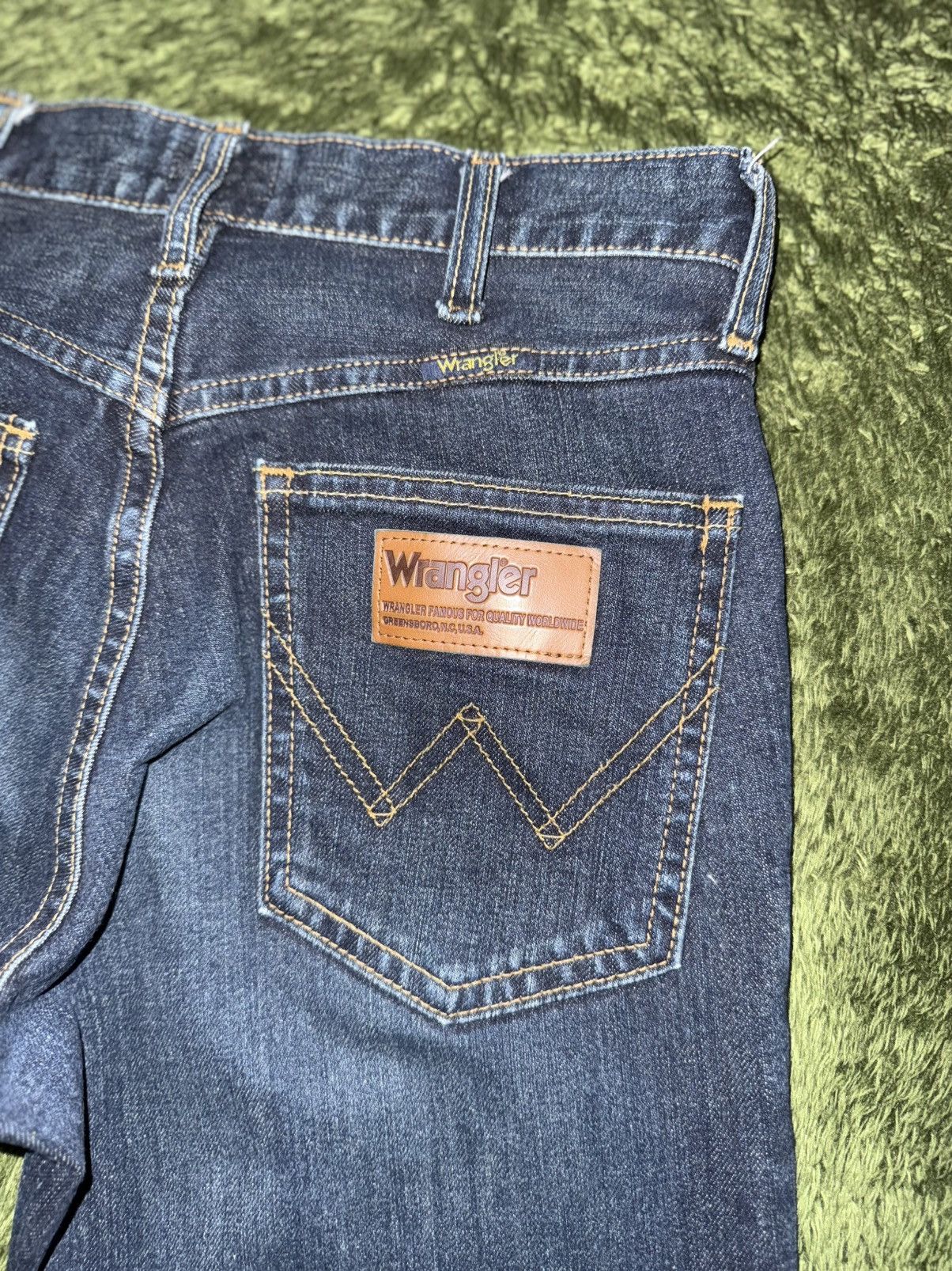 Wrangler [28] Wrangler Japan Vintage-Washed Denim Pants Indigo Size US 28 / EU 44 - 10 Thumbnail