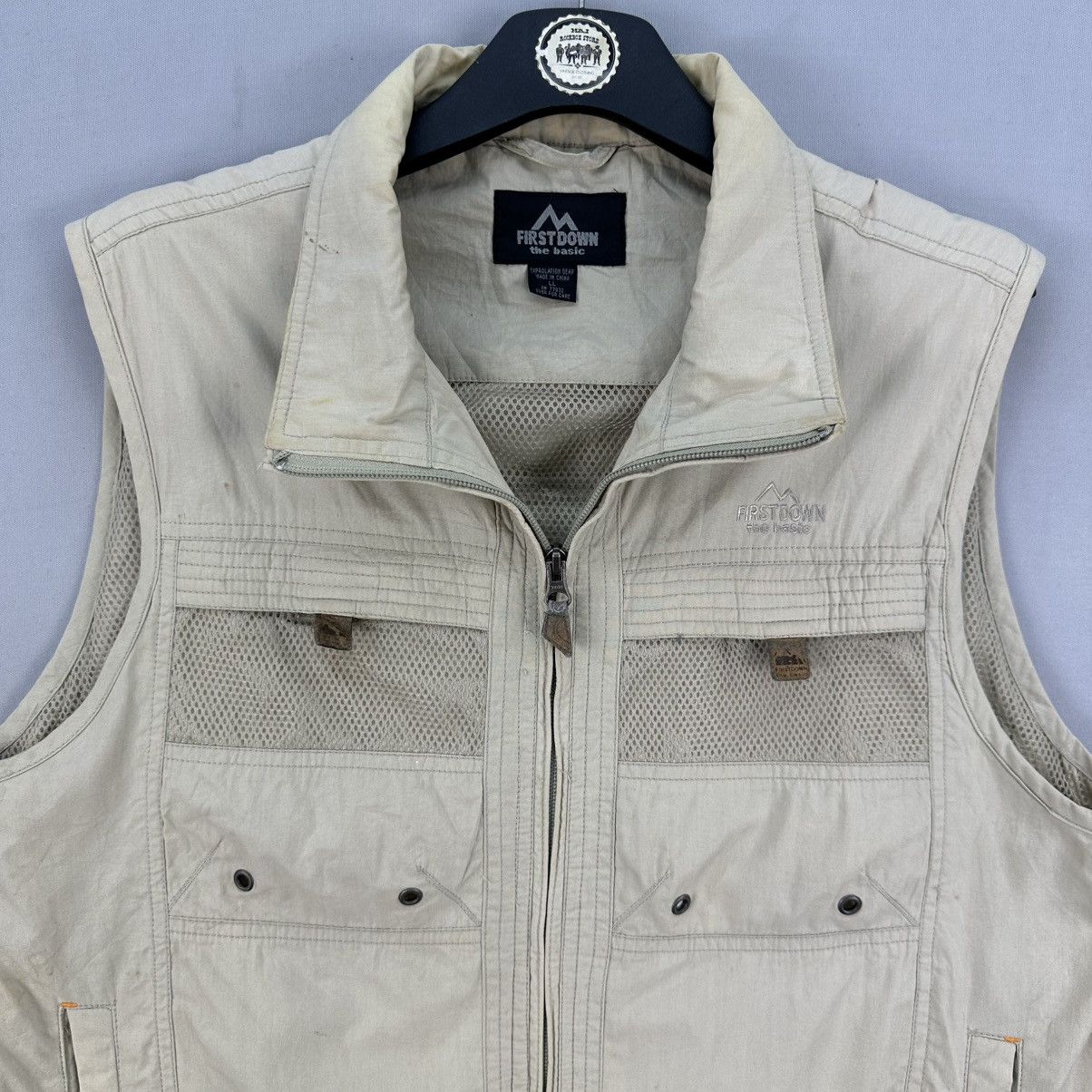 Vintage Vintage 90'a First Down The Basic Outdoor Vest Size US M / EU 48-50 / 2 - 7 Thumbnail