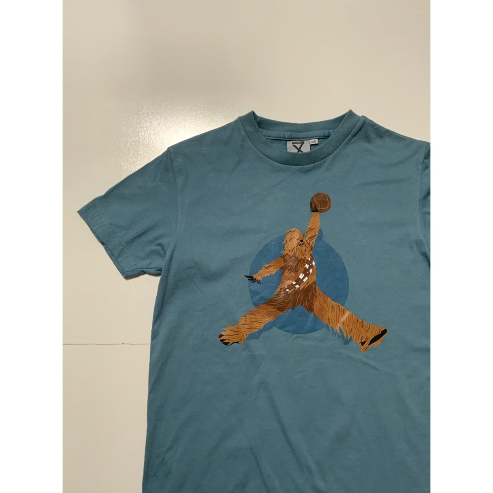 Y/Project Project X Spoofs Limited Chewbacca Star Wars Jordan MJ Dunk Graphic T-Shirt Men XS Multicolor Size US XS / EU 42 / 0 - 3 Thumbnail