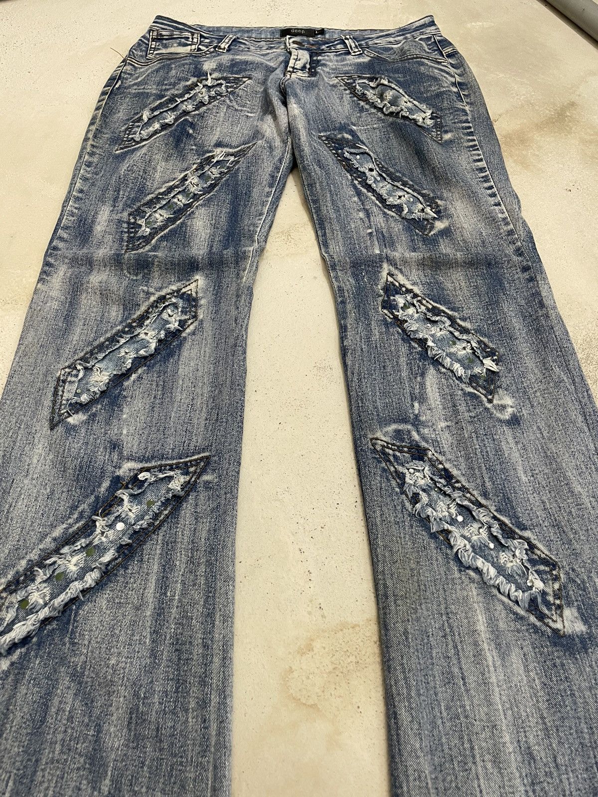 Hysteric Glamour Deep Enzyme Wash Flare Distressed Kapital Style Denim Size 28" / US 6 / IT 42 - 6 Thumbnail