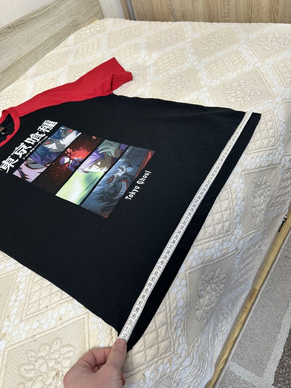 Anime 🔥 Rare Animagic Tokyo Ghoul Kaneki Anime Manga T shirt L Y2K Size US L / EU 52-54 / 3 - 8 Thumbnail