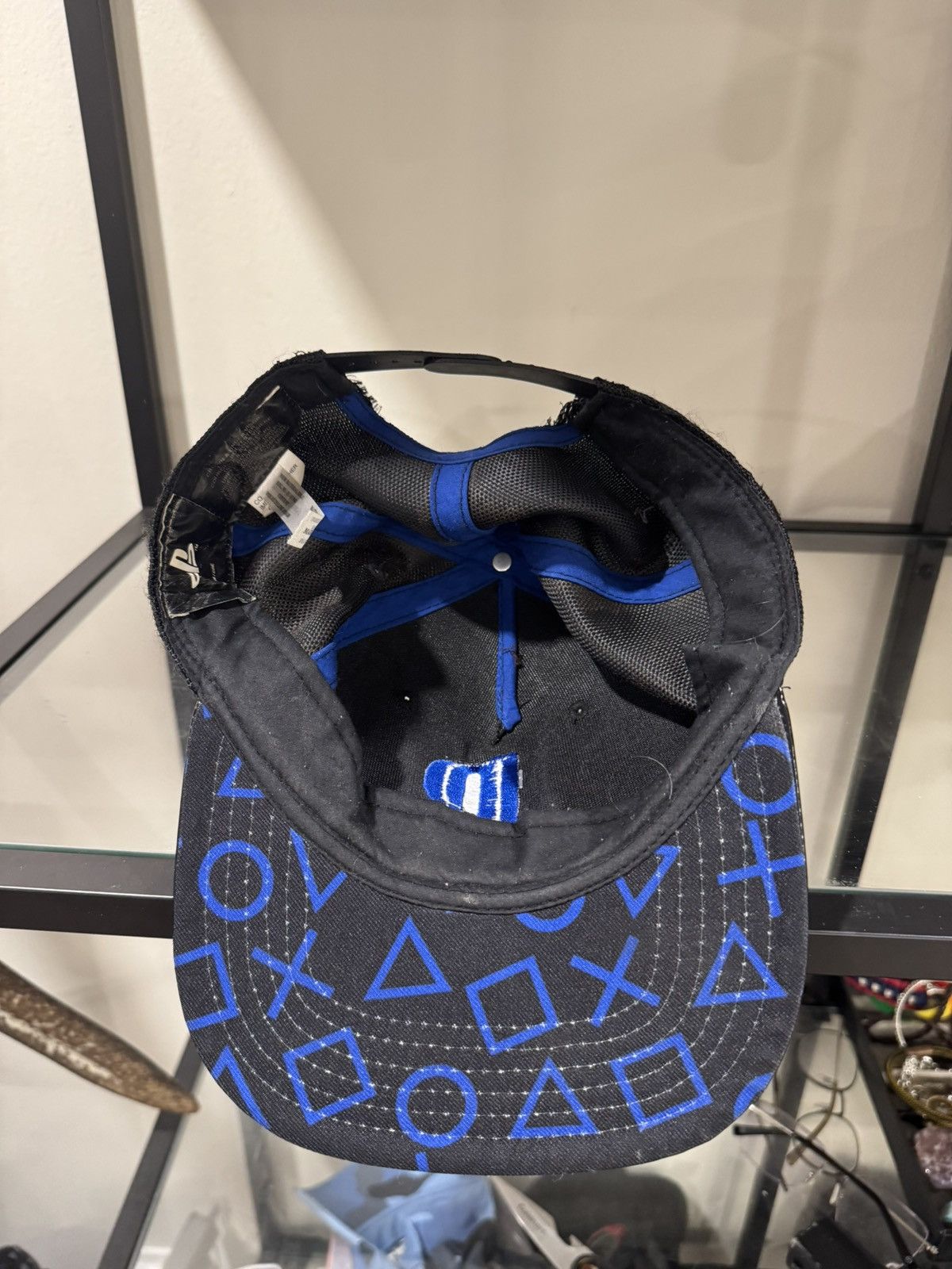 Playstation Vintage Playstation Imitation Leather Bill Snapback Hat PS1 Size ONE SIZE - 3 Thumbnail