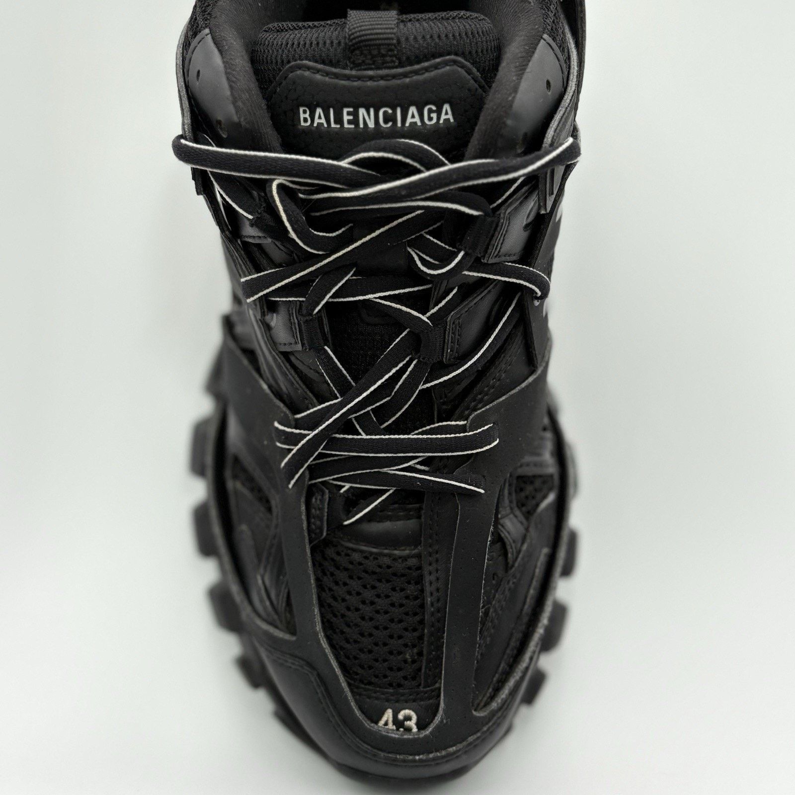 Balenciaga Balenciaga Track LED Sneaker ' Black ' | GOOD CONDITION! Size US 10 / EU 43 - 5 Thumbnail