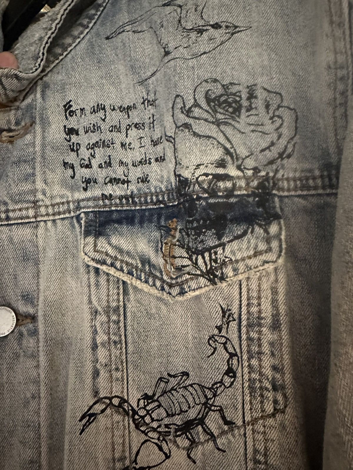 Profound Aesthetic Profound Aesthetic Denim Jacket Design size XL Size US XL / EU 56 / 4 - 10 Thumbnail