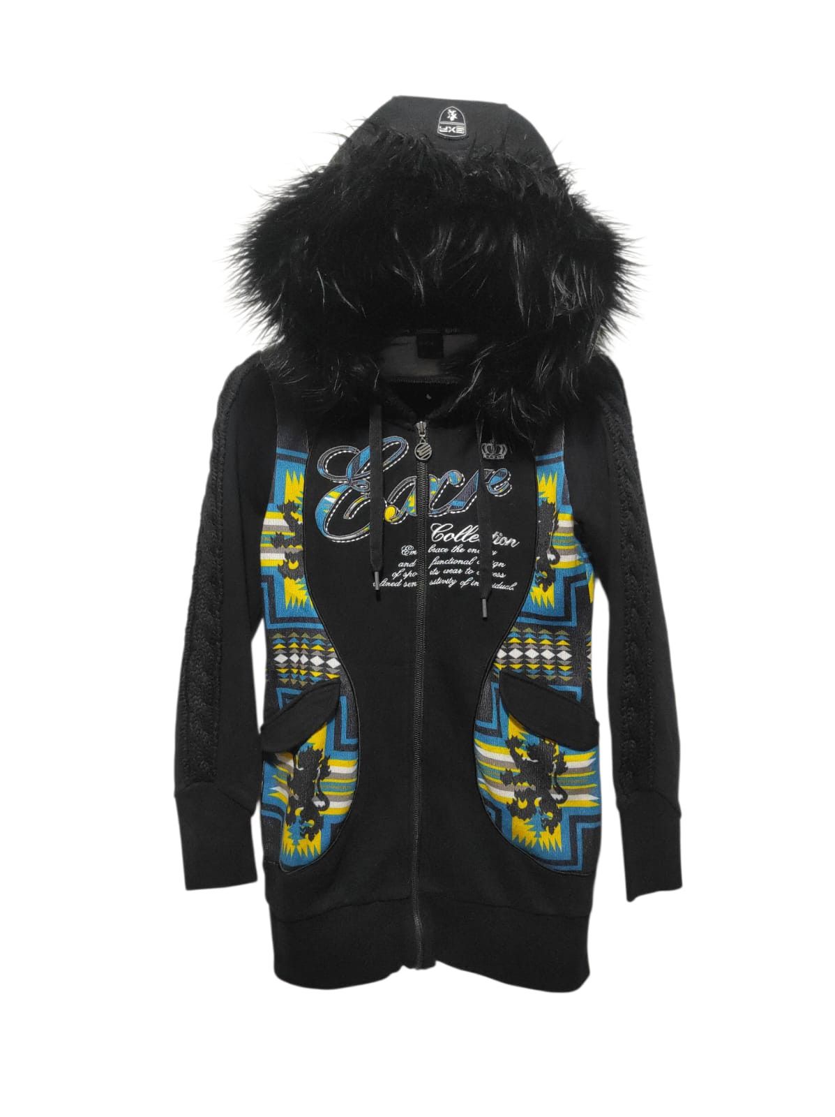 Japanese Brand EXR zipper fur hoodie LGB style Size US XS / EU 42 / 0 - 1 Thumbnail